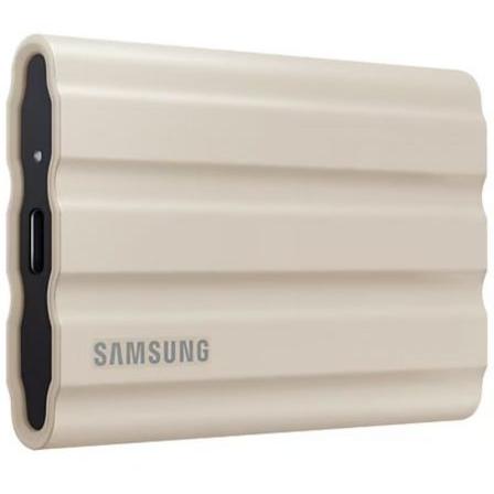 Disco Externo SSD Samsung Portable T7 Shield 2TB/ USB 3.2/ Beige
