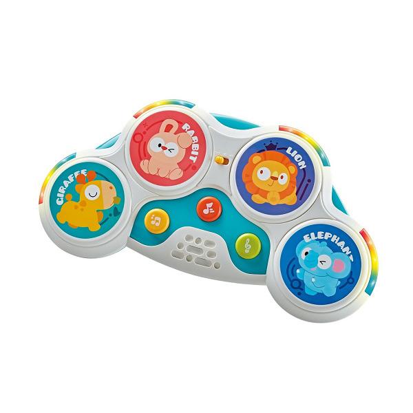 Banda Musical Interactivo para Bebés desde 6 Meses – Juguete Sensorial con Luces, Sonidos, Animales y Canciones | Juguete Educativo Montessori para Bebés de 6 a 18 Meses