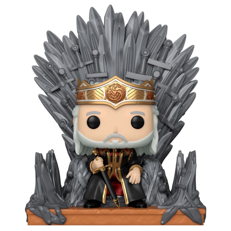 Funko POP Deluxe House of the Dragon Viserys on the Iron Throne 12    House of the Dragon