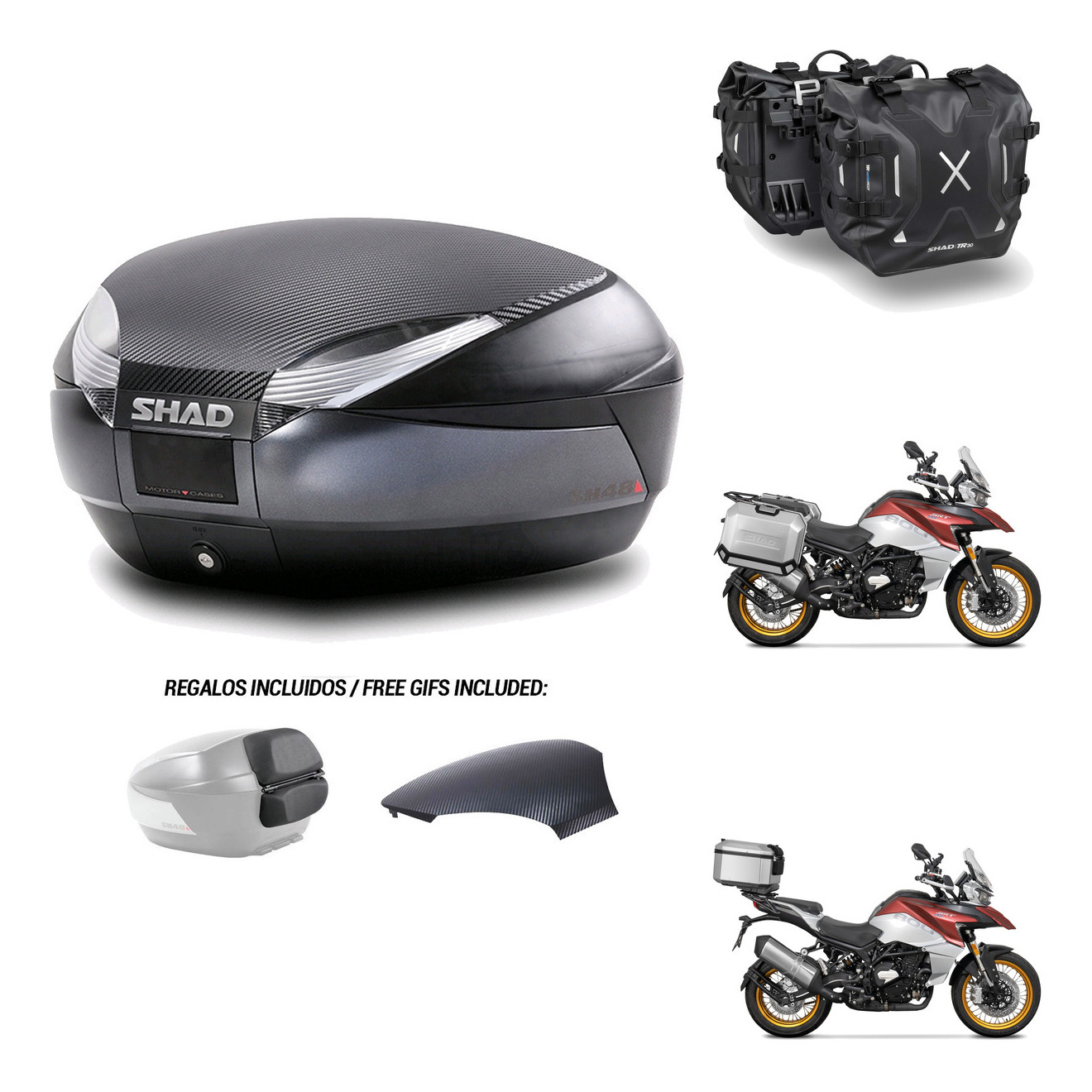 Alforjas Tr30 + Herraje Baul + Herraje 4 KIT-578544
