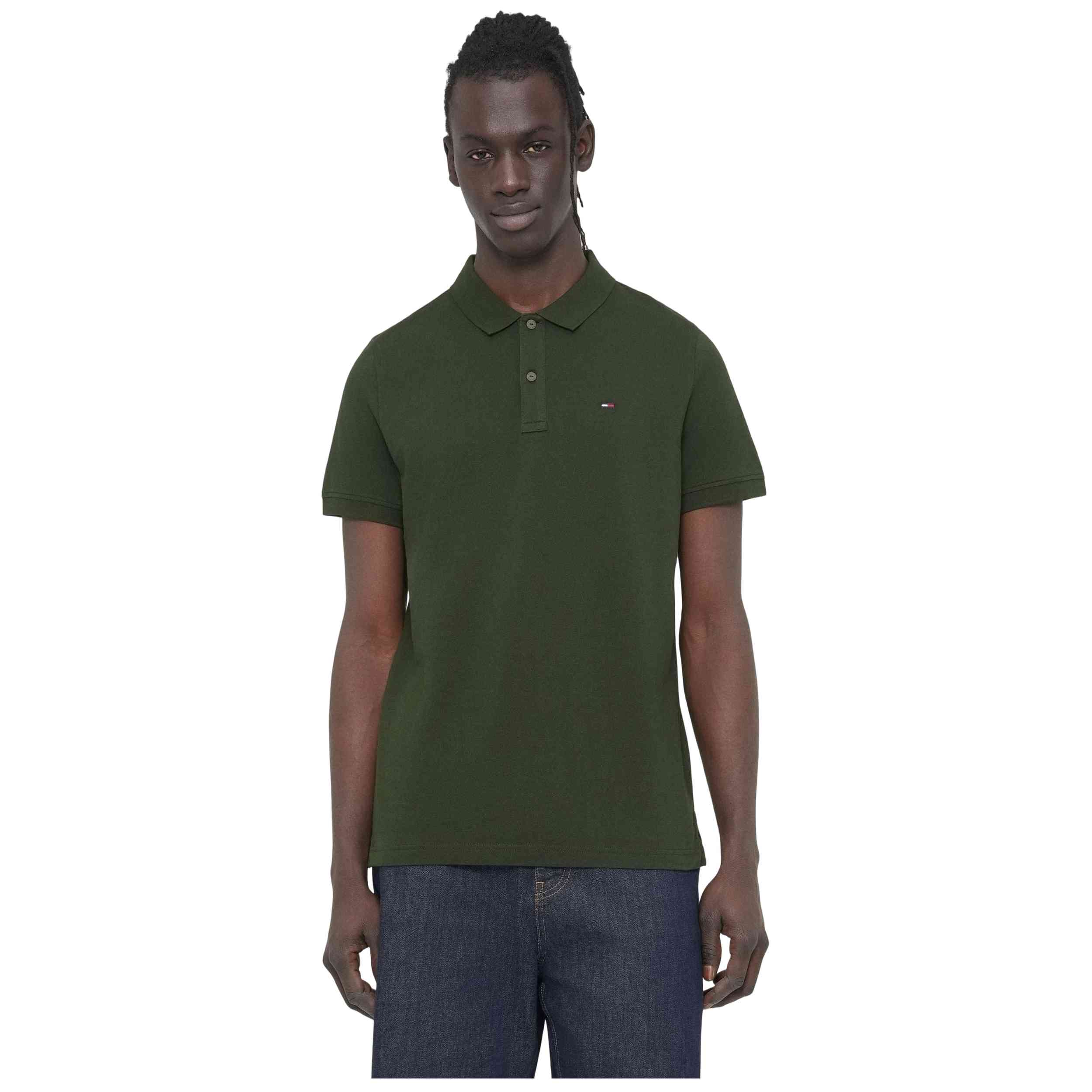 Camiseta De Manga Corta Tommy Hilfiger modelo DM0DM20676M0H para Hombre en color Verde