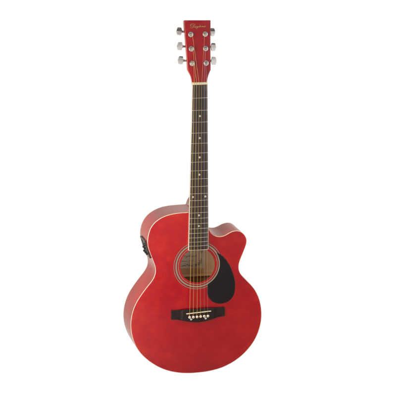 GUITARRA ACÚSTICA ELECTRIFICADA DAYTONA A401CERD ROJA DAYTONA