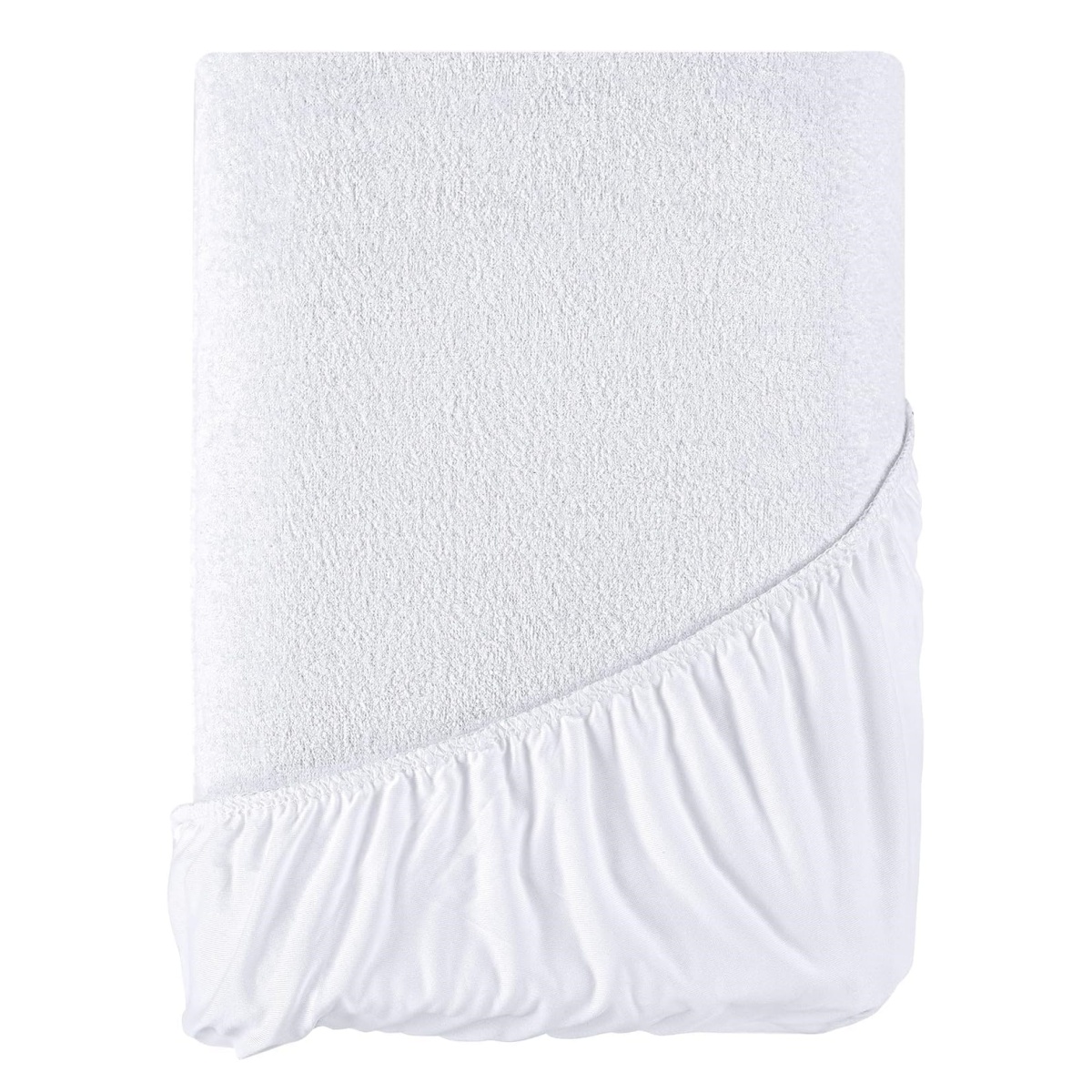 Protector de colchón Cubre colchón Ajustable de Rizo Impermeable y Transpirable. (Todas Las Medidas Disponibles). (Cama 60x120cm 90x190/200cm 105x190/200cm 135x190/200cm 150 x 190/200 cm 180x190/200cm)