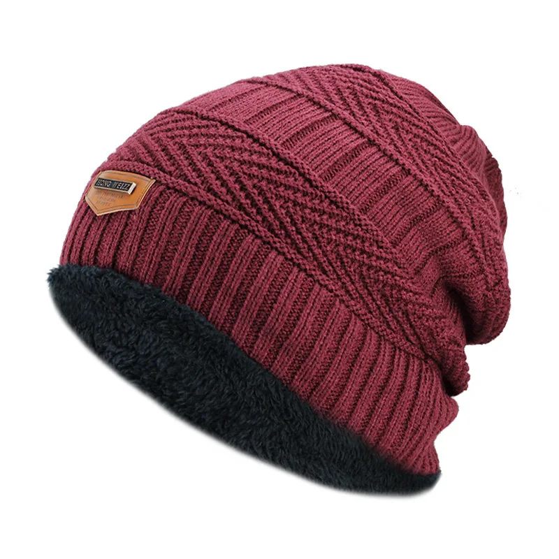 TK Gorro de punto para hombre y mujer, gorro de lana gruesa para el cuello, bufanda, pasamontañas, máscara, conjunto de gorros 2023