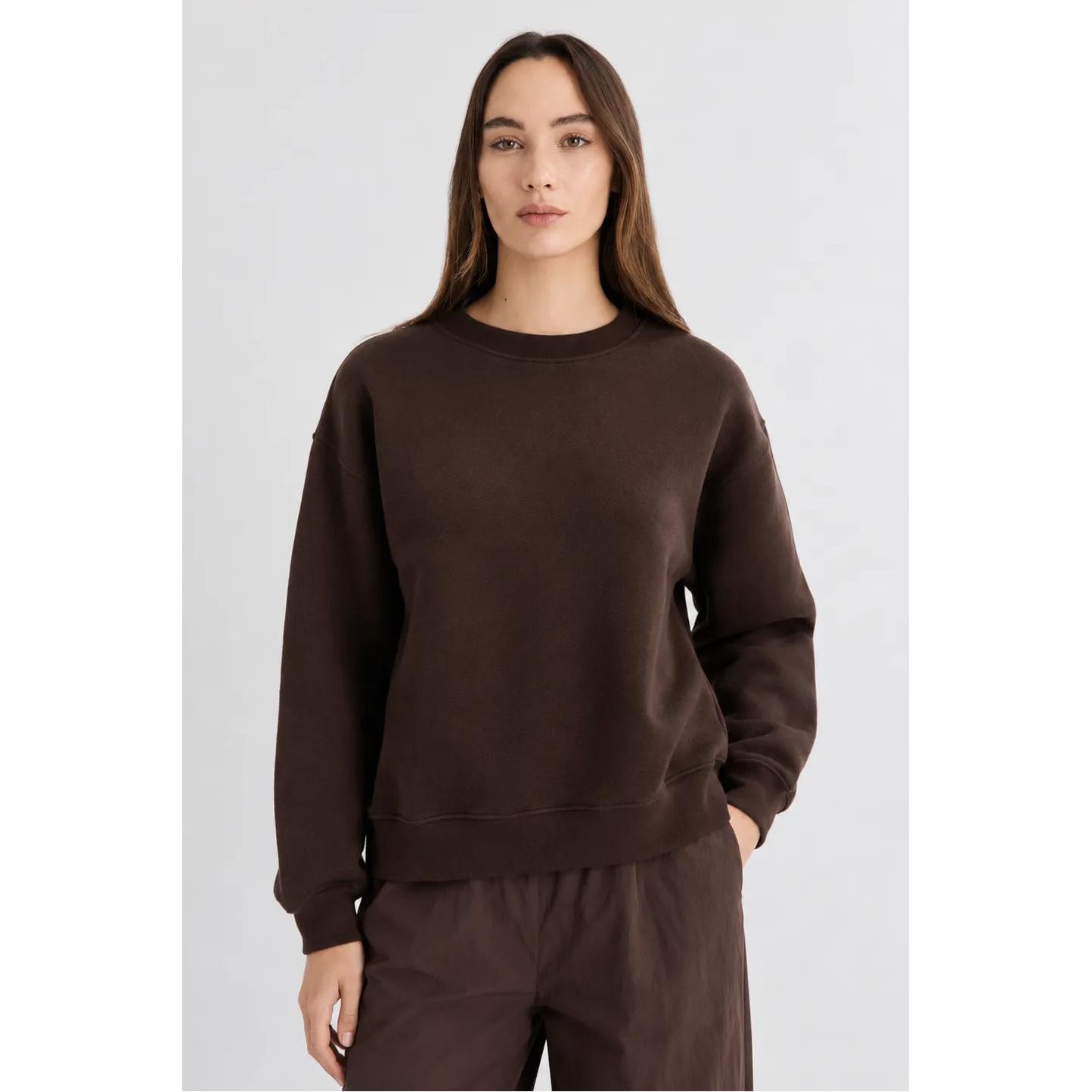 Mus & Bombon Sudadera Mujer Grace Chocolate