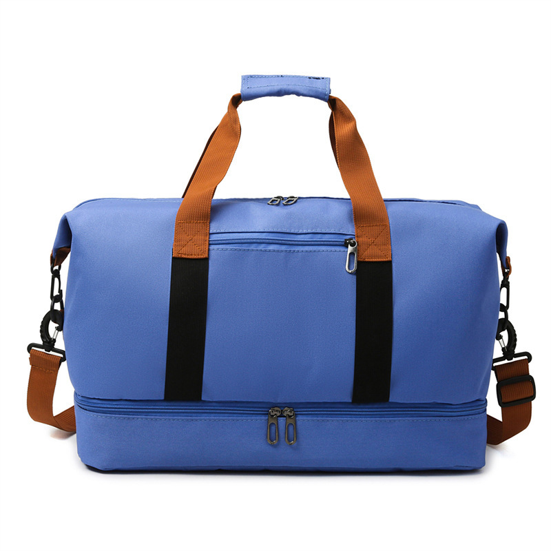 Bolsa De Viaje De Gran Capacidad Para Hombres Y Mujeres Impermeable Bolsa Deportiva Para Fin De Semana Bolsa Mensajera Seca Y Húmeda Estilo Fashion