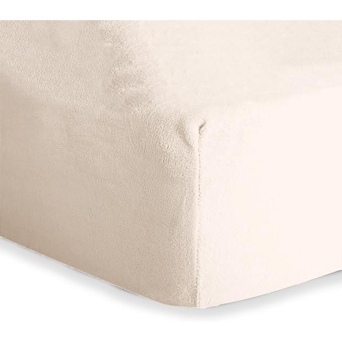OsoNube - Sábana Bajera de Franela Cama 90,105,135,150,160,180CM - Bajera Ajustable Colarina, Sabana Bajera Termica, Cálido y Sueva para Invierno