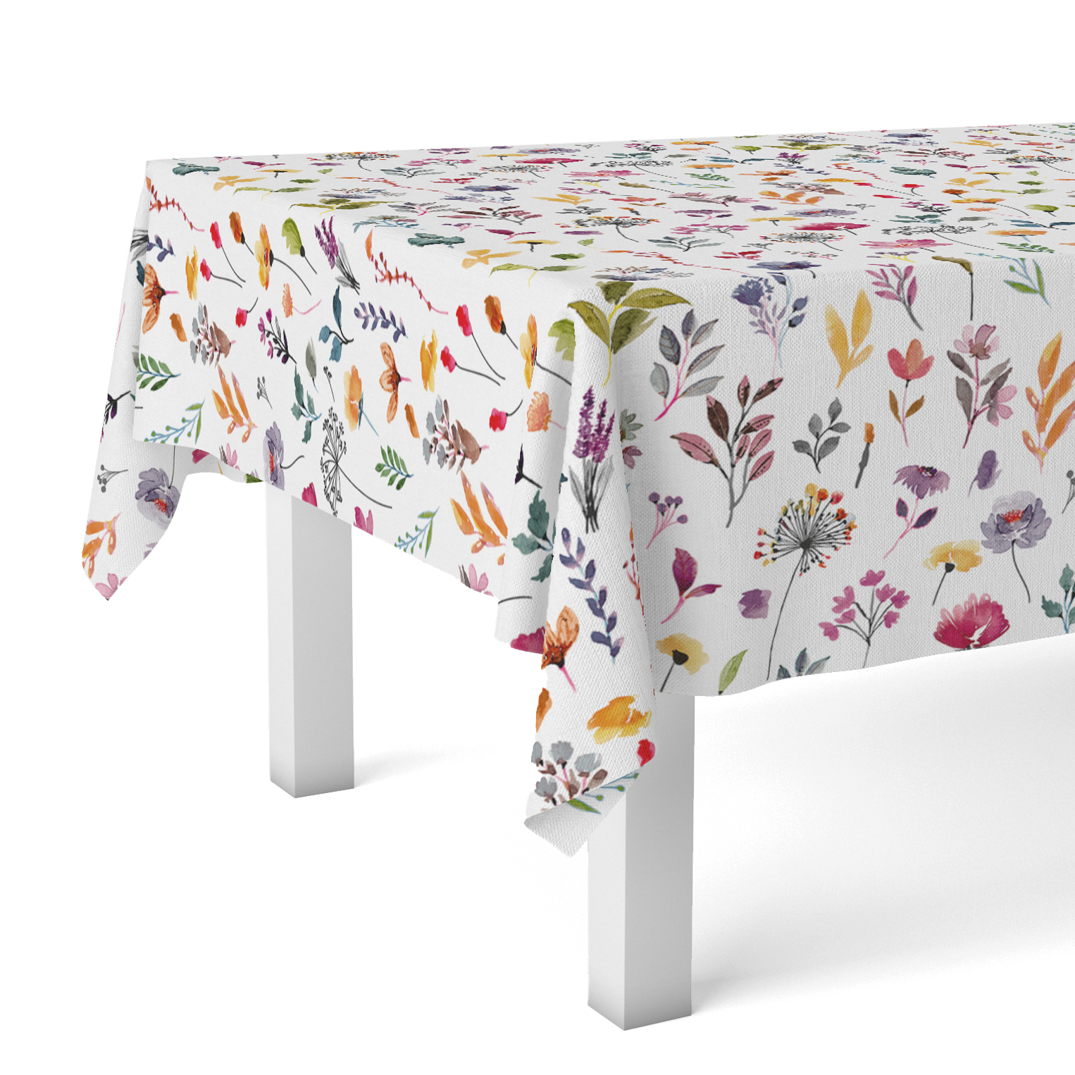 Valentia Home Mantel Hule Hortensia | Mantel Estampado Antimanchas | Mantel Repelente de Agua | Mantel Protección Mesa | Mantel al Corte para Comedor o Cocina | Varios tamaños | Mantel Rectangular y Redondo al Corte