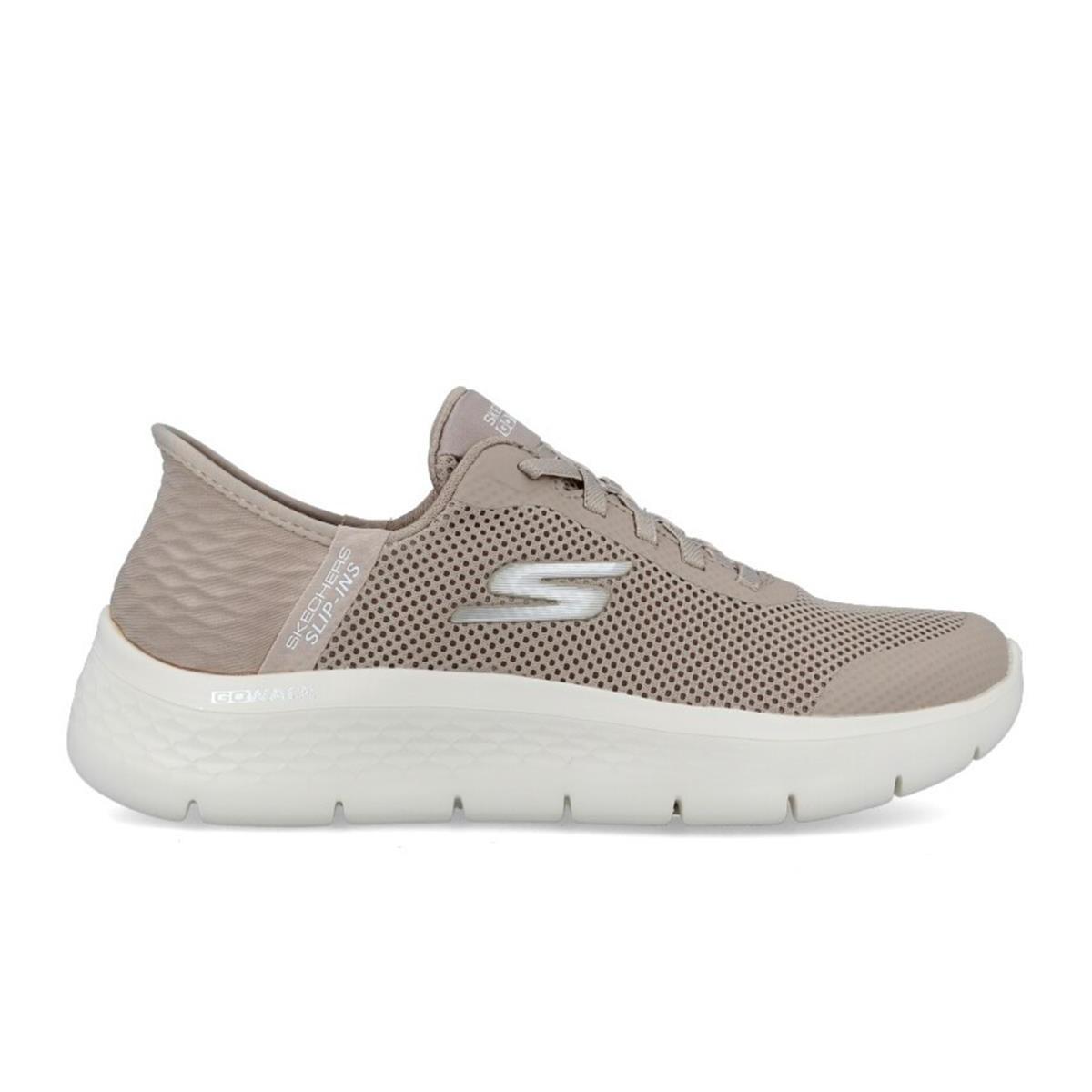 Deportivo Mujer Slip In Skechers 124836 Taupe