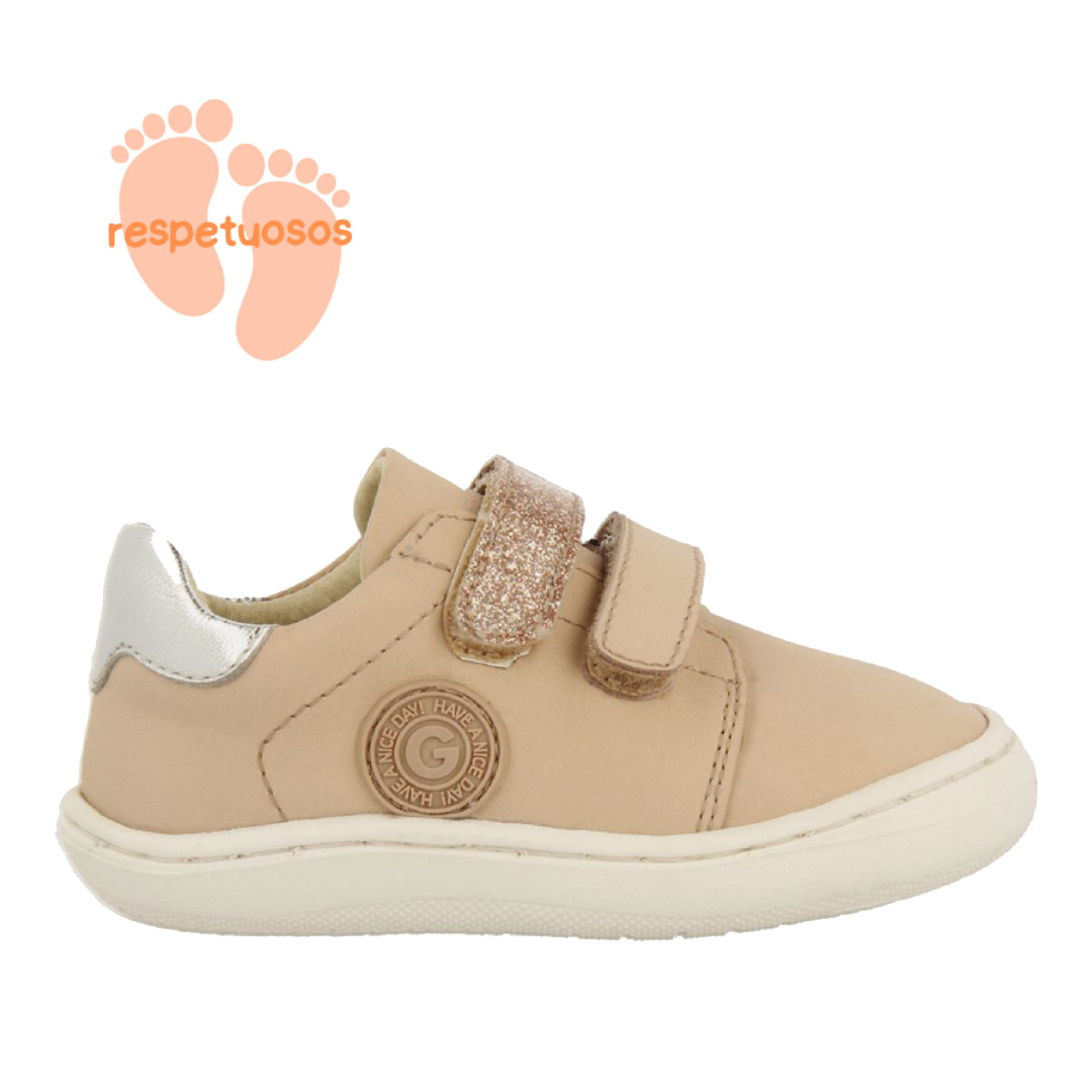 Zapatos Gioseppo rosas de piel con gliter respetuosas tusten