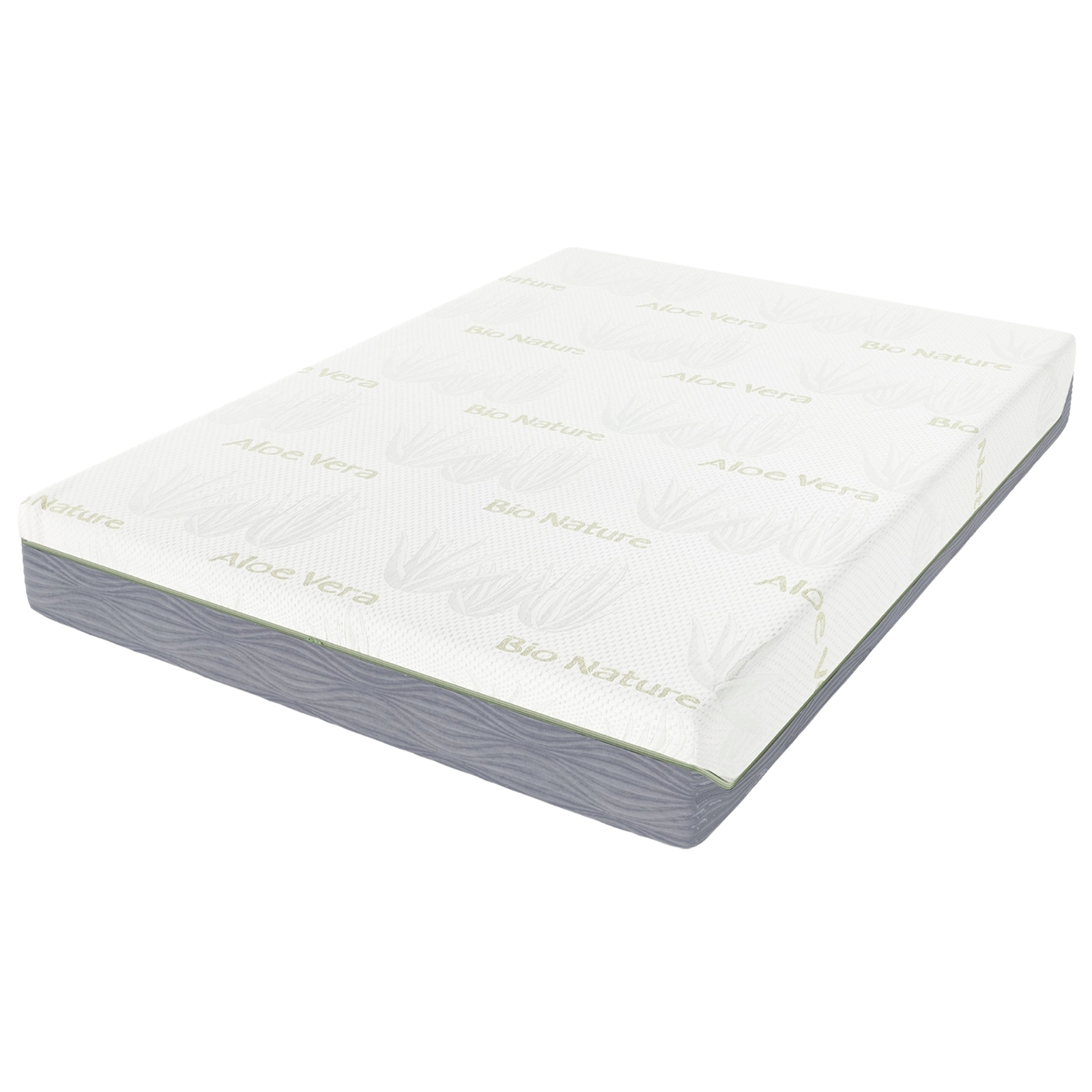 FACTORY COLCHON - Colchón Viscoelástico Viscolchón Aloe Tejido Aloe Vera Núcleo Ergo System Hard Hipoalergénico Altura 20cm Firmeza Intermedia