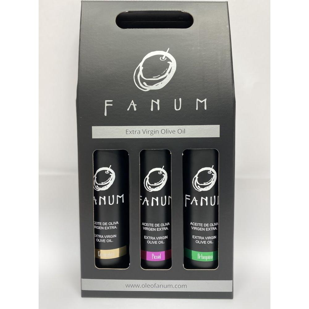 FANUM Estuche de AOVE Tres Olivos Select 500ml - Aceite de Oliva de Calidad