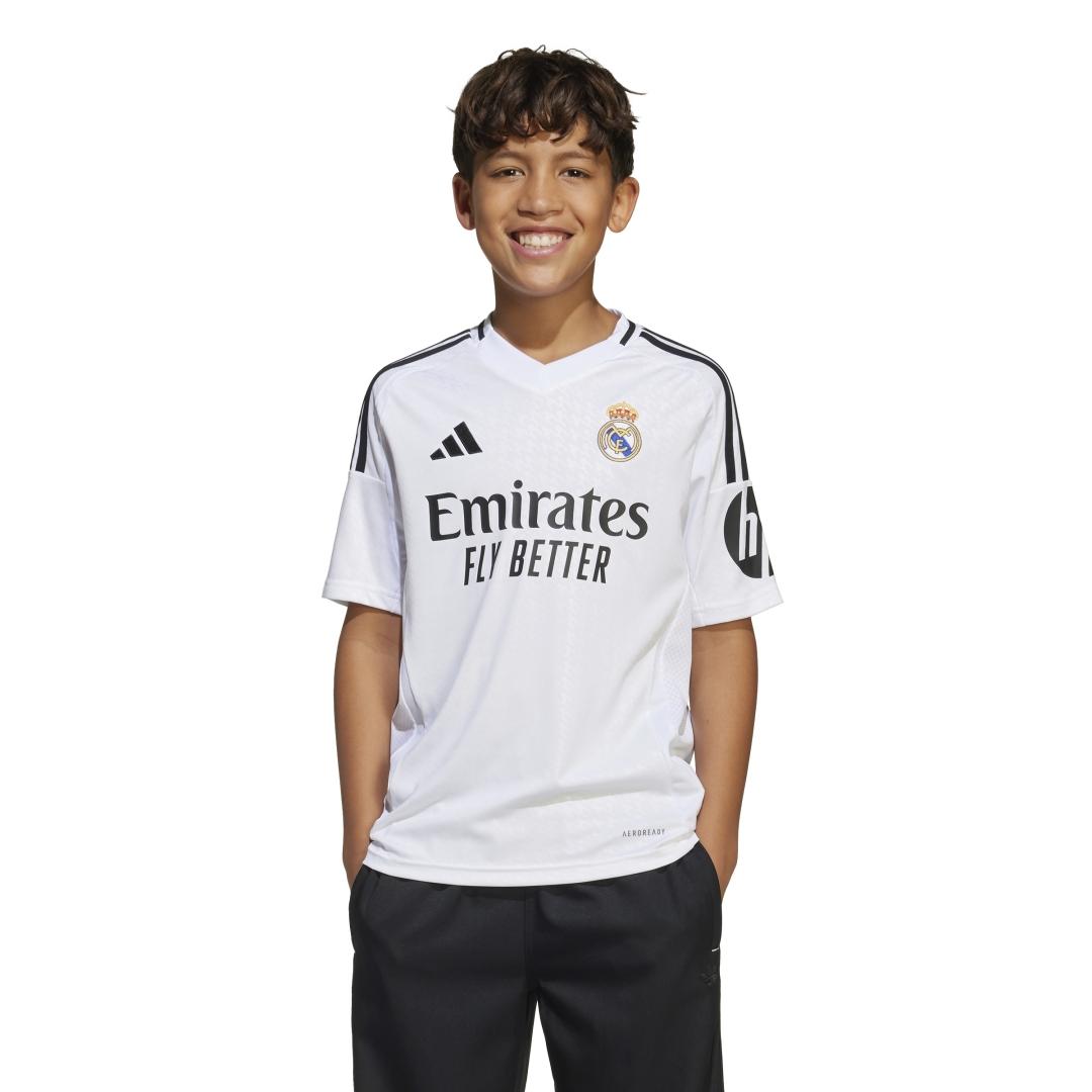 Camiseta Niños  Adidas R. Madrid 1ª 24/25 Blanca