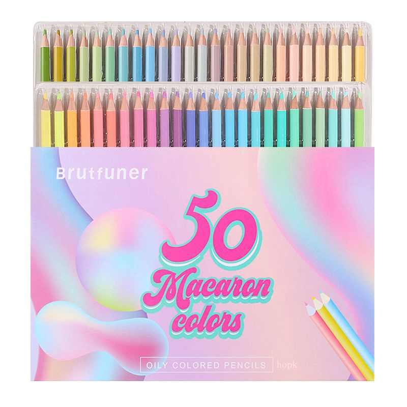 CA Brutfuner Macaron en 50 Colores para Kit De Arte profesional Pastes de Colores Caramelo