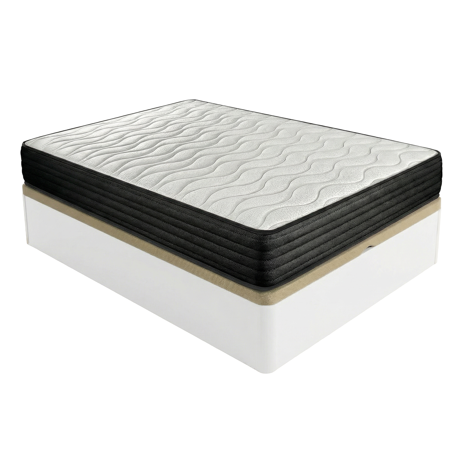 Pack Canapé Abatible de Madera + Colchón Viscoelástico Juno - Alta calidad - Altura colchón 20 cm (+-2cm) - [Envío y Montaje Incluido] - Somnia Descanso