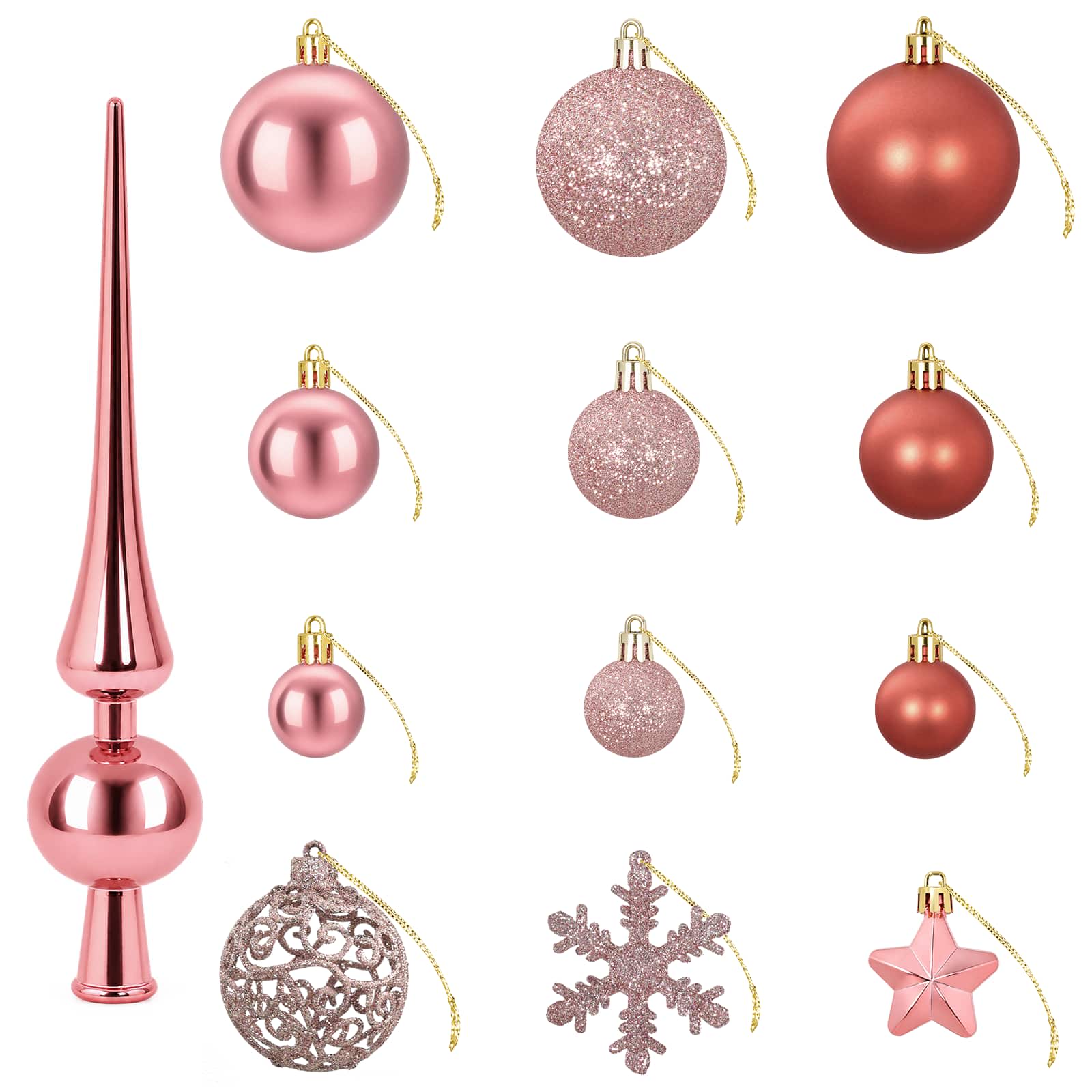 vidaXL Juego de bolas navideñas 111 uds. 6 cm Multicolor