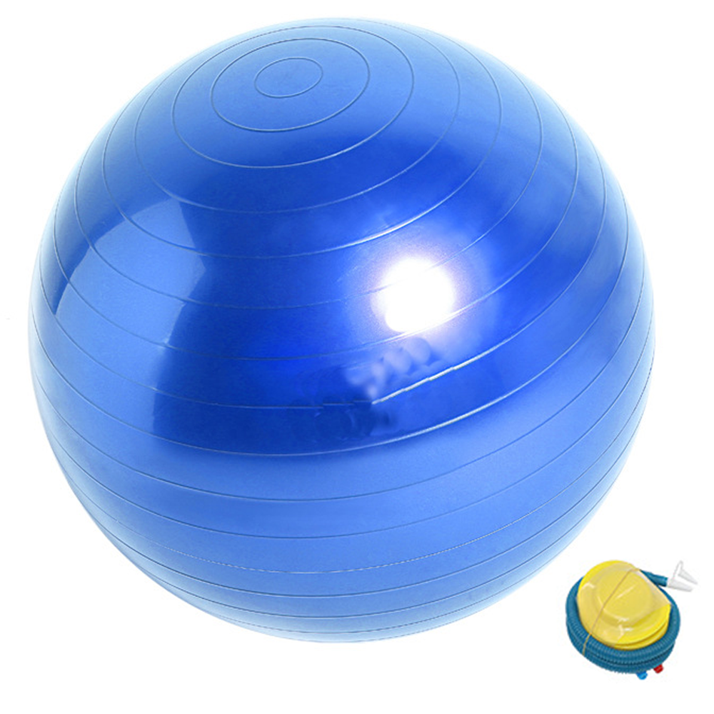 OmHome Pelota de estabilidad, viene con bomba, perfecta para tus sesiones de yoga y equilibrio.