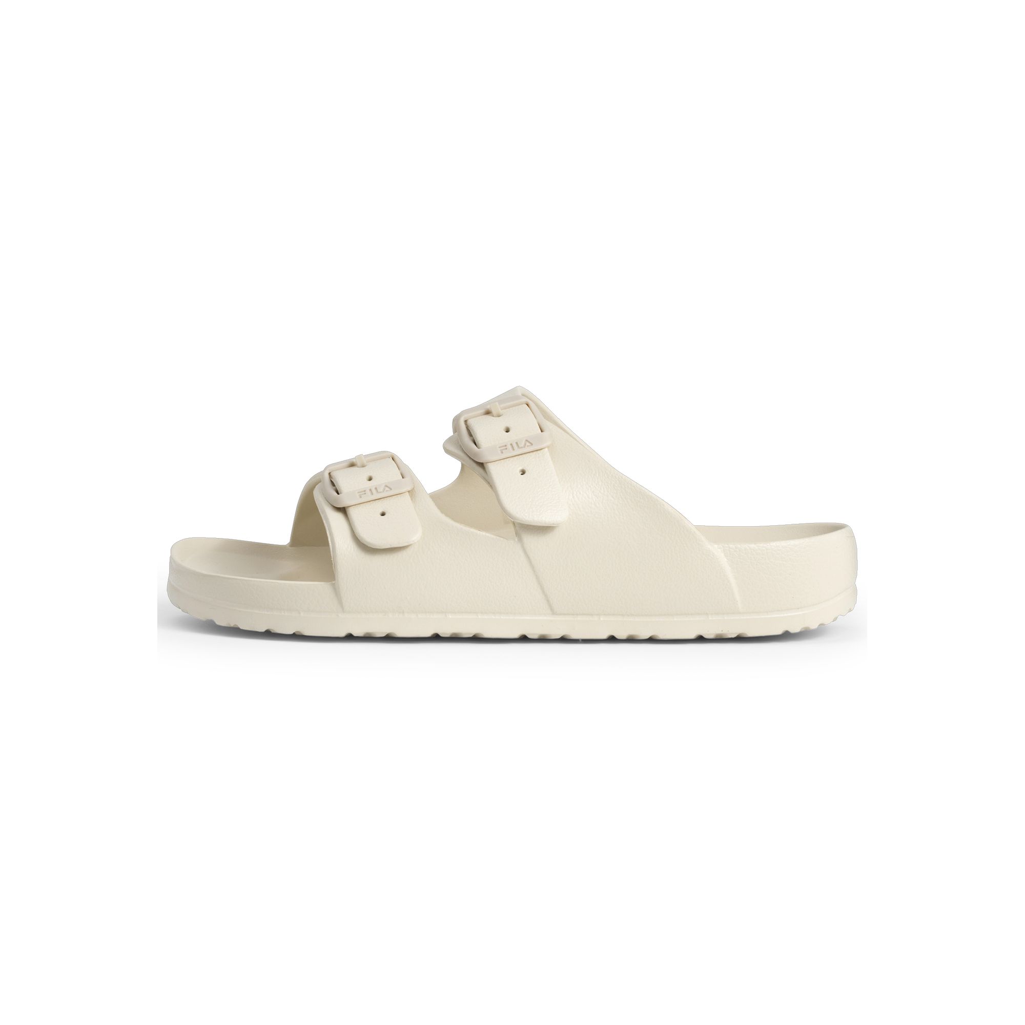 FILA | Chanclas Slide Mujer, Matero Slipper Wmn, EVA Moldeada de Una Pieza, Sintético Resistente al Agua, Ligeras y Cómodas para Piscina, Playa y Verano, Beige y Negro