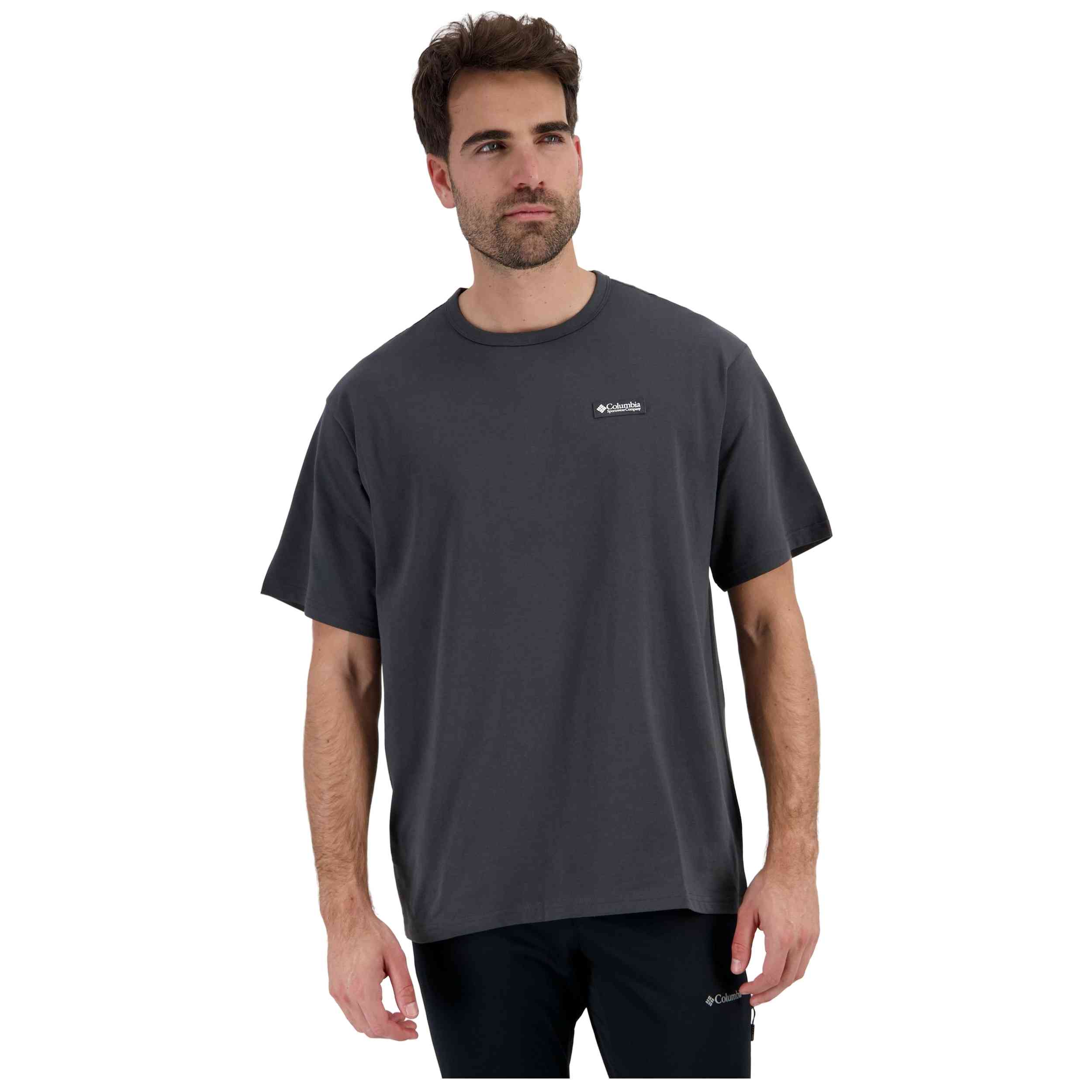 Camiseta De Manga Corta Columbia modelo 2155051011 para Hombre en color Negro