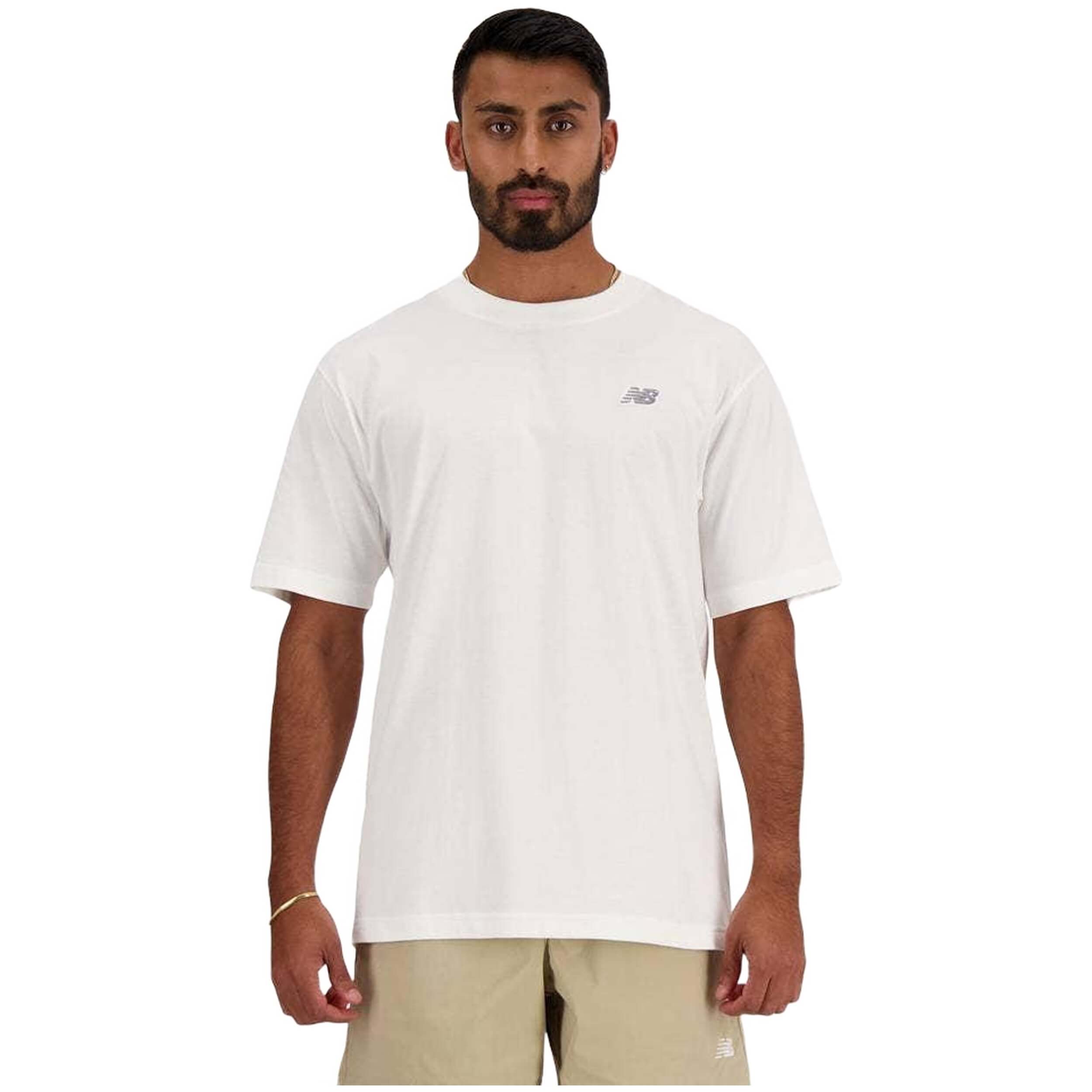 Camisetas De Manga Corta New Balance modelo MT41509WT para Hombre en color Blanco