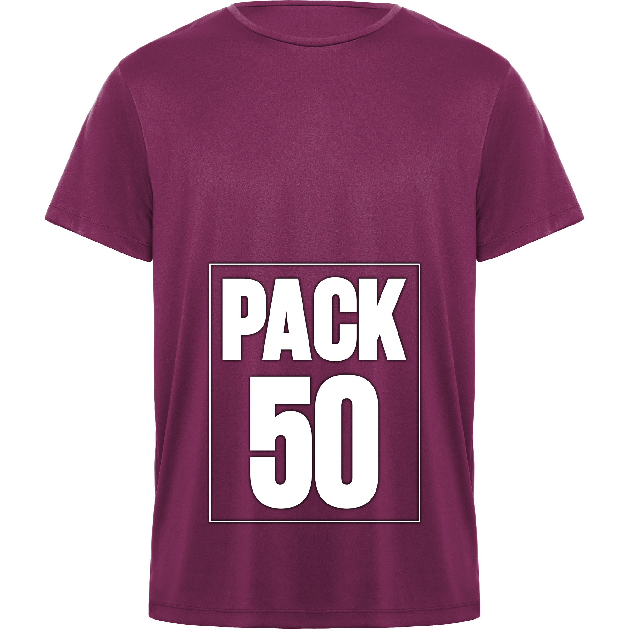 PACK 50 | Camiseta Técnica Premium | Poliéster | Roly