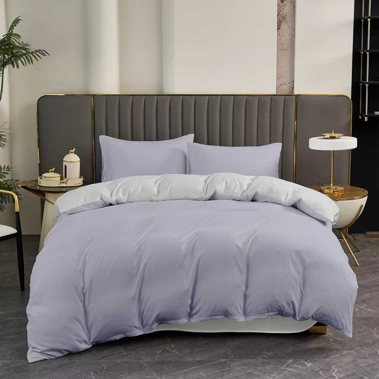 Juego de Funda Nórdica 3/4 Piezas de Algodón Extrasuave Juego de Ropa de Cama 90/105/135/150CM