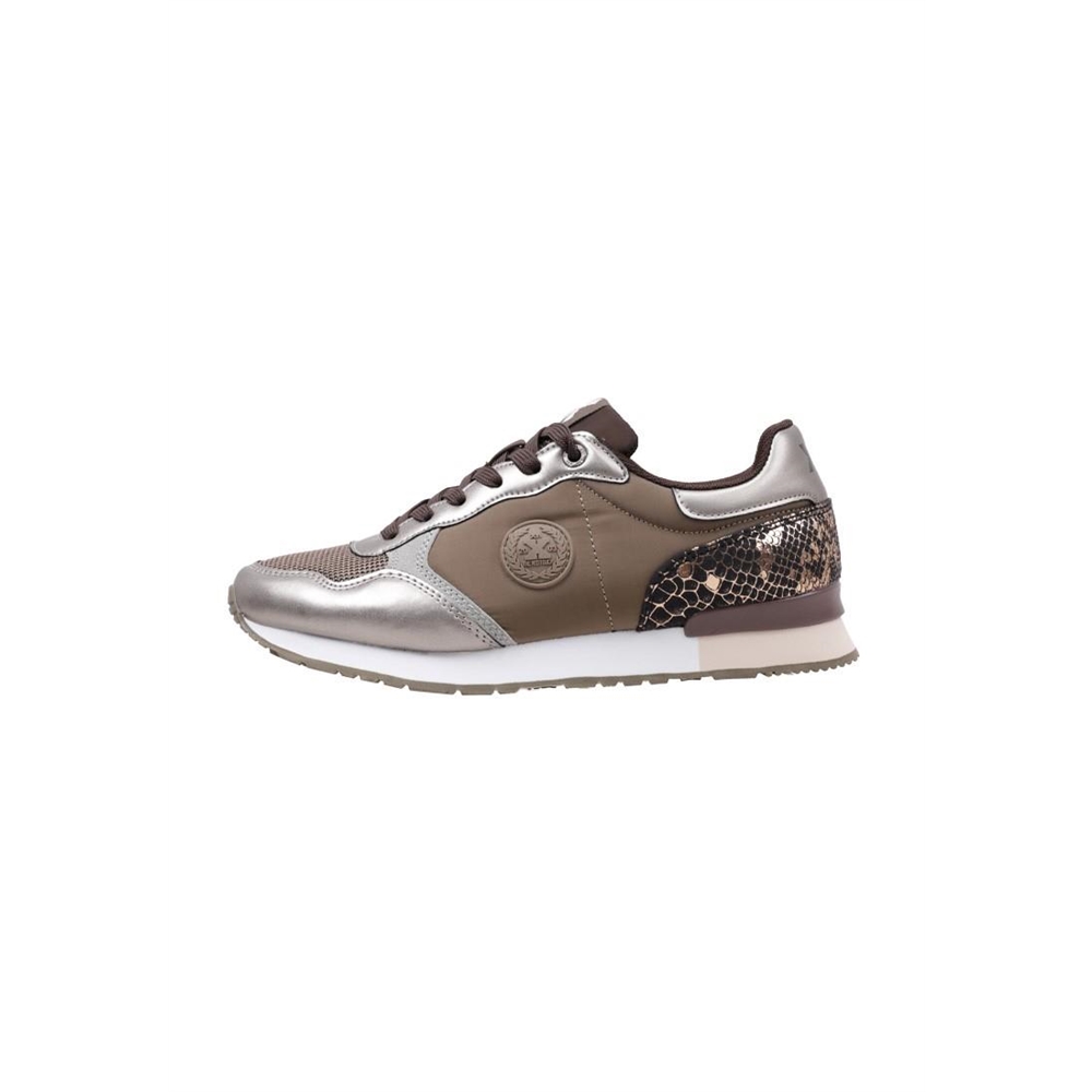 Xti 140421 Deportivas Cuña mujer Metalizado
