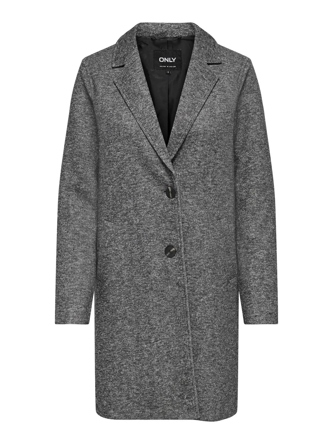 Only mod. 15321862 Abrigo 3/4 jaspeado