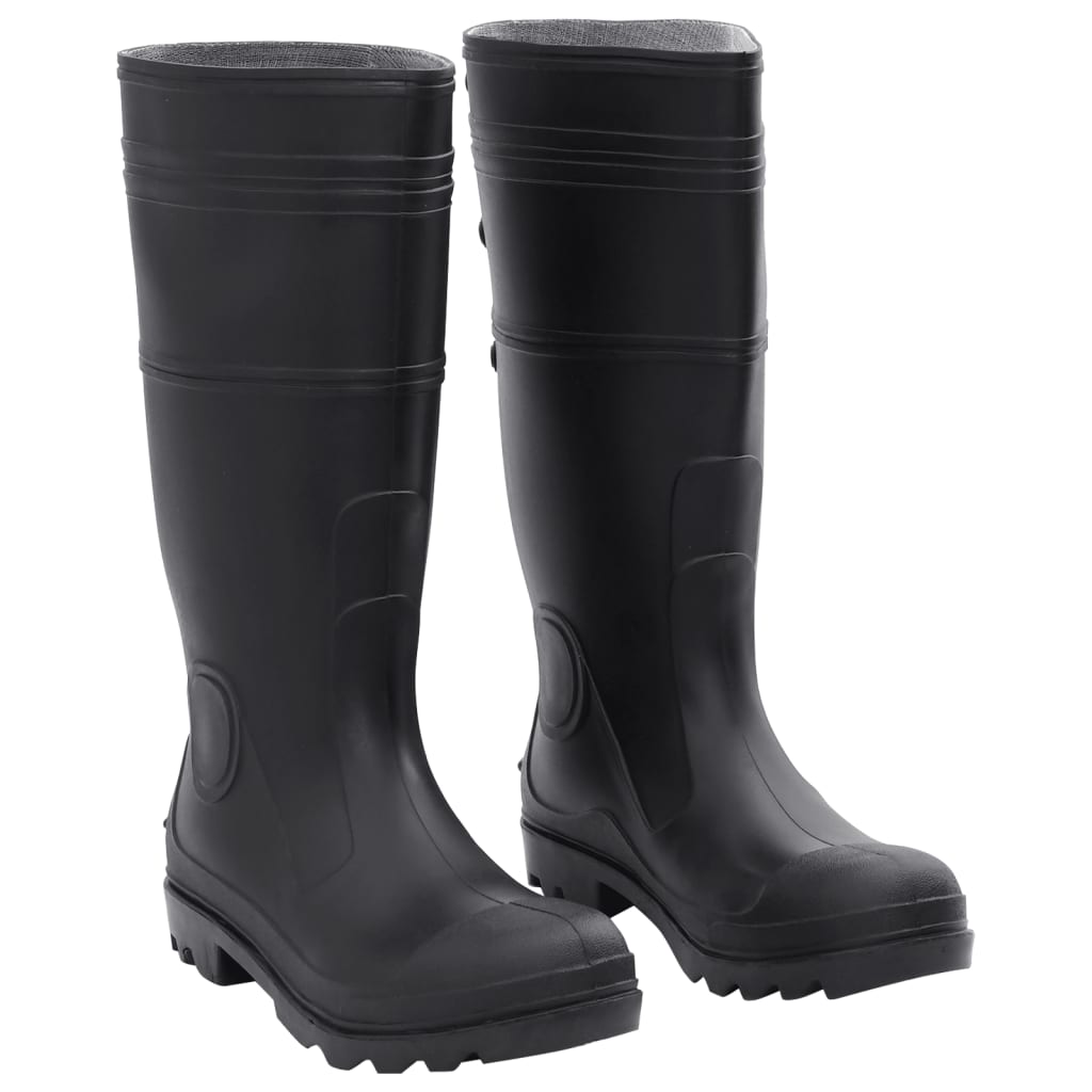 vidaXL Botas de Agua de Lluvia Impermeables Antideslizantes PVC Negro Talla 38, 39, 40 y mas