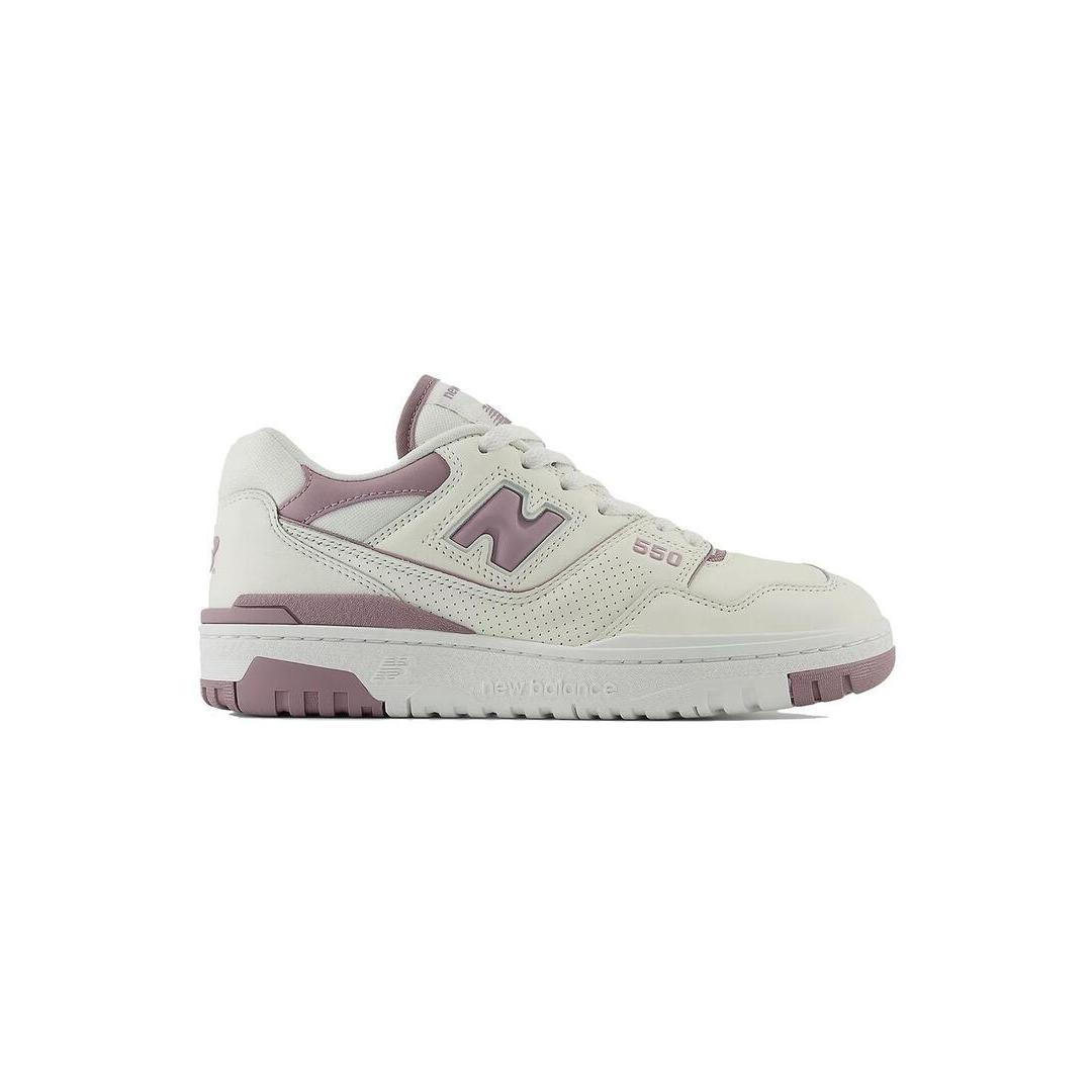 Zapatilla Mujer New Balance 550 Blanca Rosa