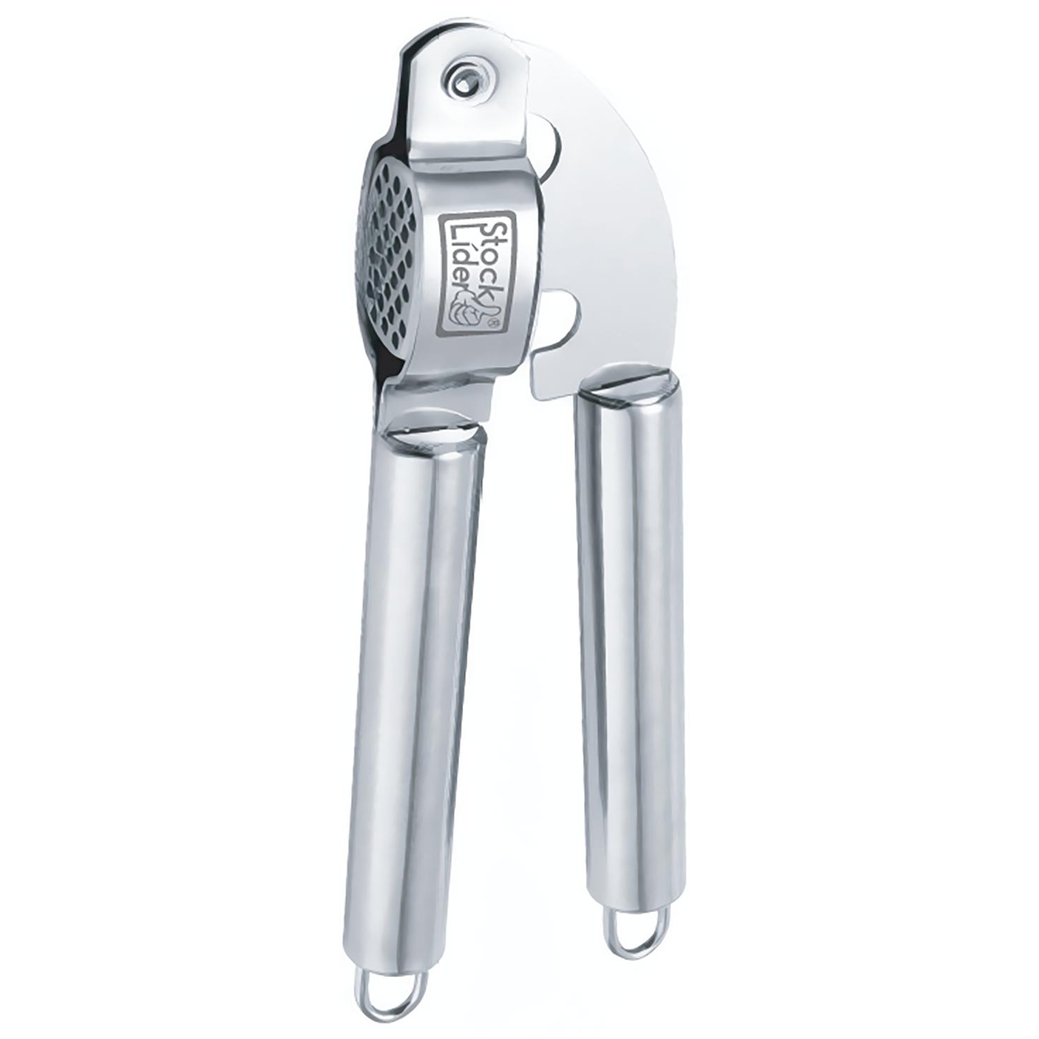 Prensador de Ajos Profesional de Acero Inoxidable 304 | Machacador de Ajo Manual Ergonómico de 20 cm | Fácil de Usar y Limpiar, Apto para Lavavajillas | Ideal para Ajo Fresco sin Esfuerzo ni Suciedad