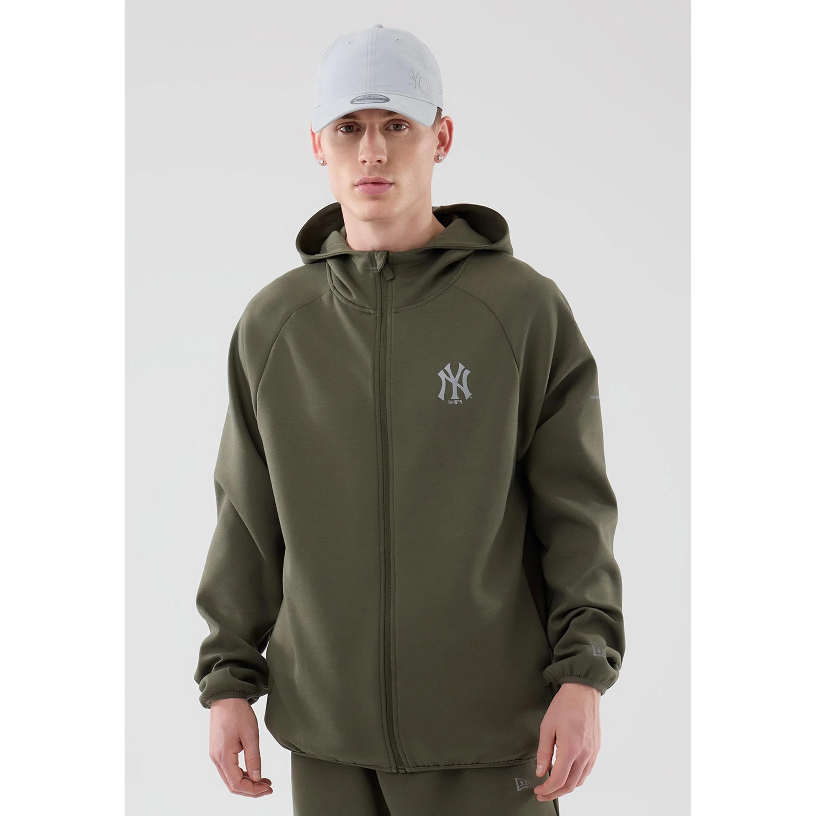 New Era Core - Kaki - Sudadera Cremallera Hombre