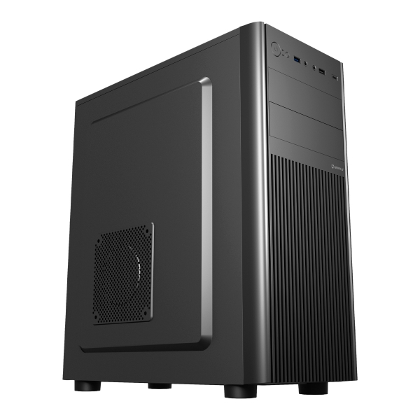 Unykach uk8026 caja atx - tamaño disco soportado 3.5”, 2.5” - usb-a 2.0, usb-a 3.0, usb-c, audio - color negro