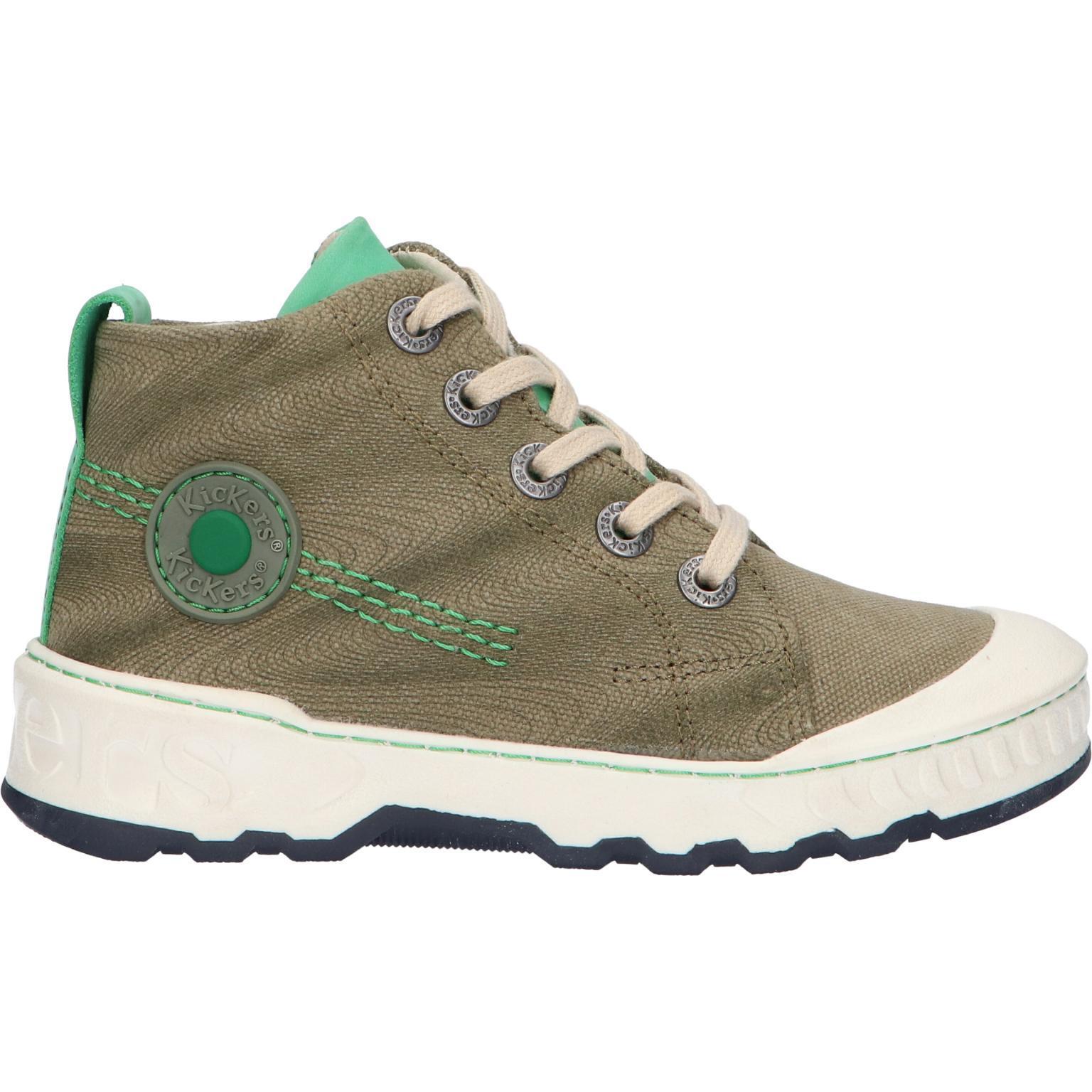 KICKERS 894810-30 KICKRUP 201 KAKI GREY Girls and Boys Sportsmen