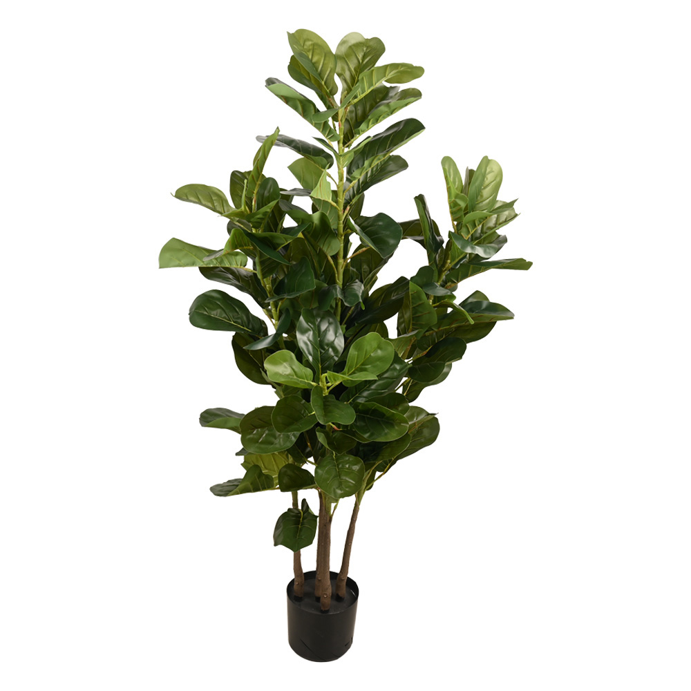 Poenia Arte Floral - Árbol Artificial Ficus Lyrata en Maceta 152cm - REF 630786 - Decoración Realista