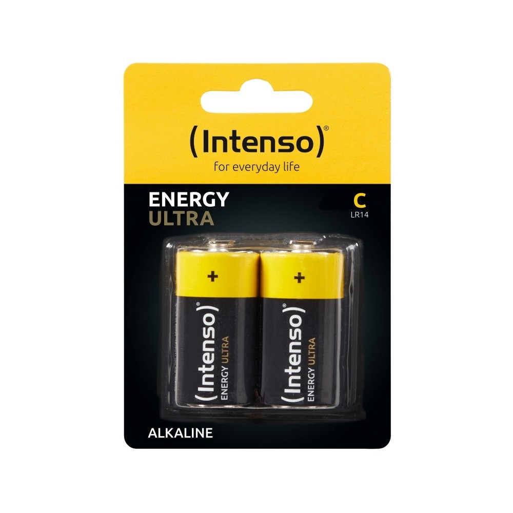 Intenso Pila Alcalina energy ultra CLR14 Pack-2
