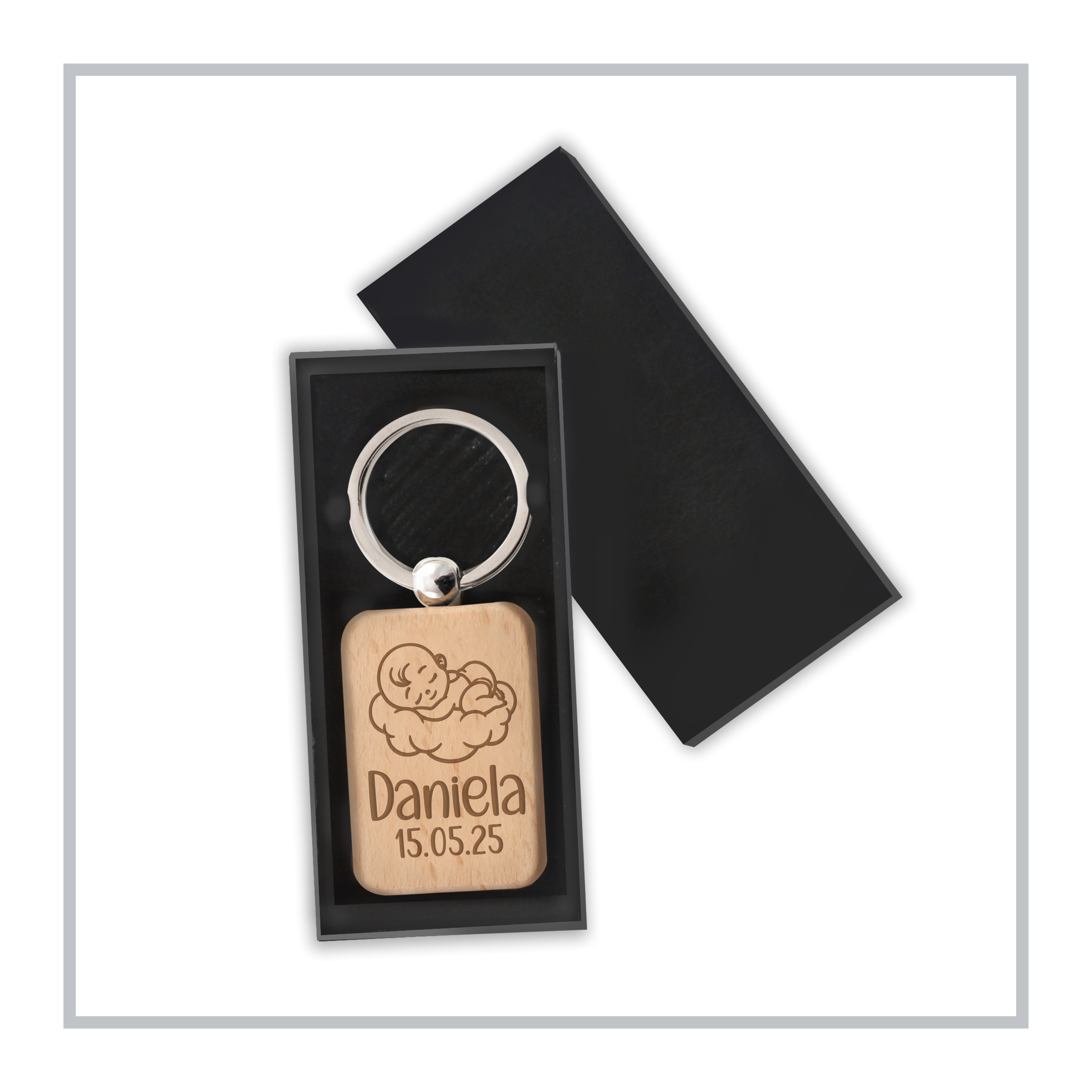 RegaloVip.es - Pack Llavero Madera Rectangular, llavero original, regalos personalizados, regalos para bautizo, bodas y comuniones, regalos únicos, artesanal, diseños exclusivos, arte en madera, llaves, accesorios originales.