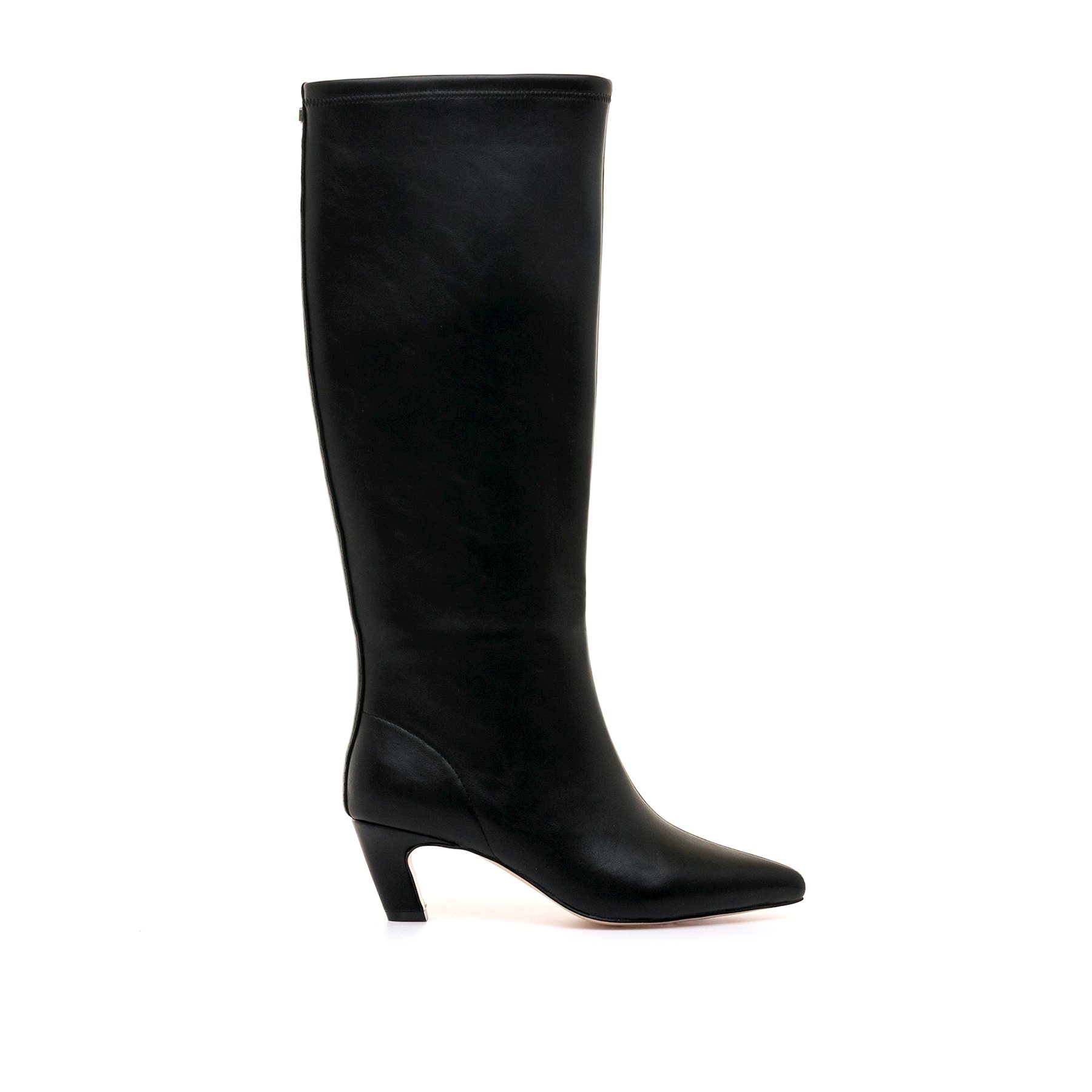 Mustang-MTNG botas de tacón mujer gala negro con cierre cremallera y tipo de puntera afilada