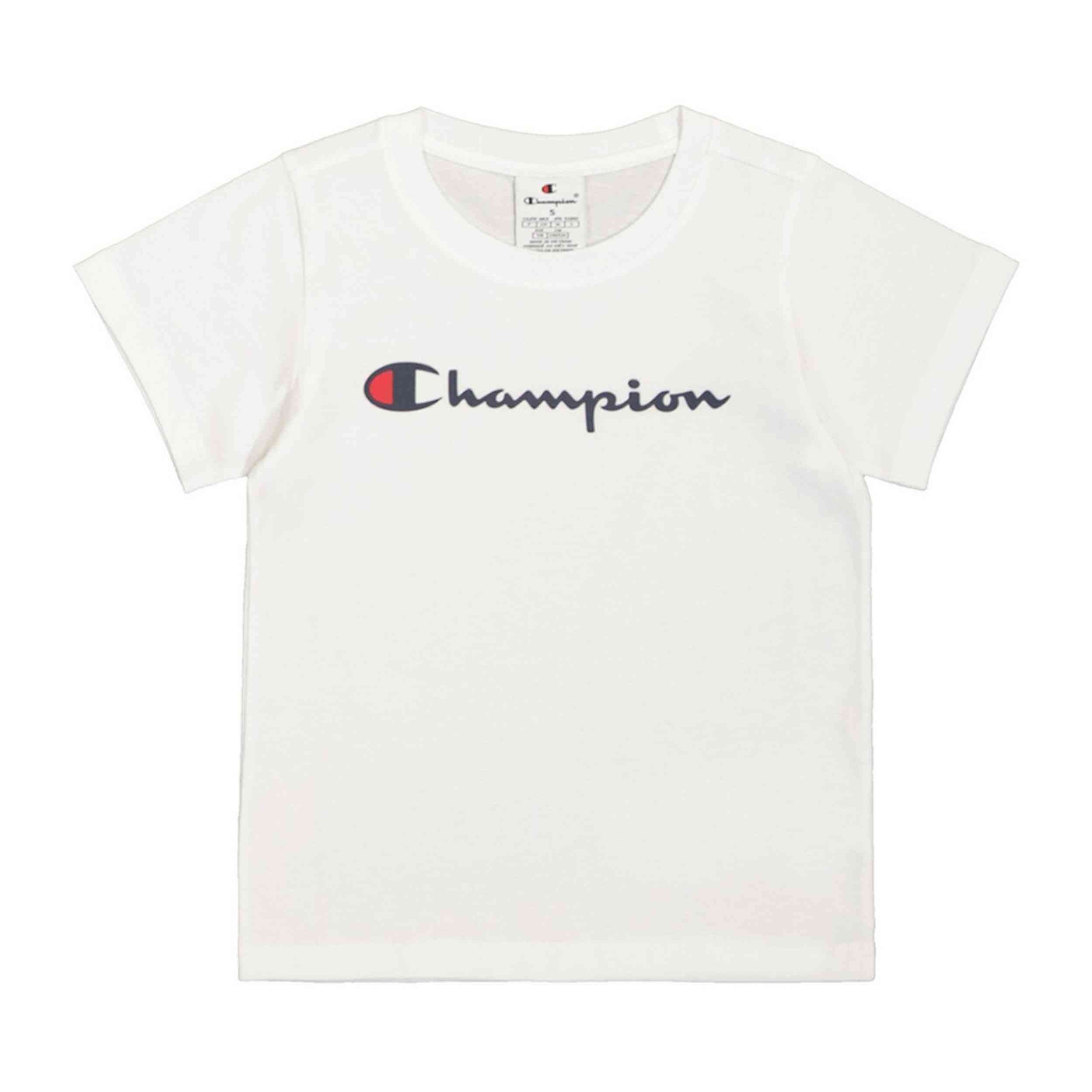 Camisetas De Manga Corta Champion modelo 404998-WW001 para Mujer en color Blanco