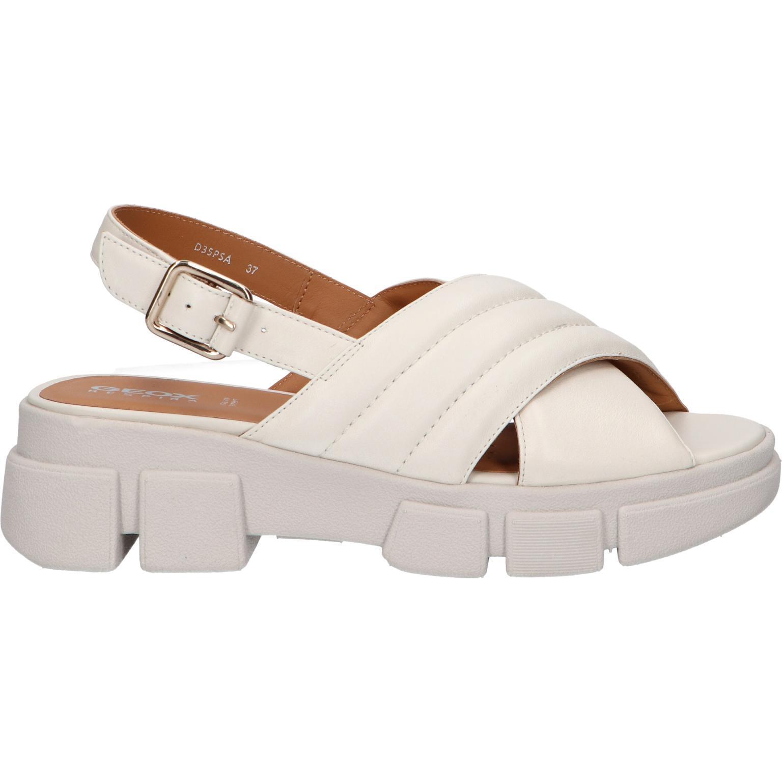 Women's sandals geox d35psa 00085 d lisbona c1002 off white