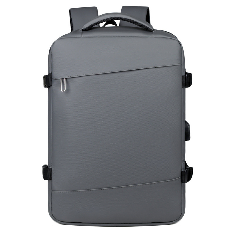 CA Mochila OL de negocios de alta gama. Bolso para computadora para hombres de alta calidad que se puede expandir para que hombres y mujeres viajen y viajen con gran capacidad.