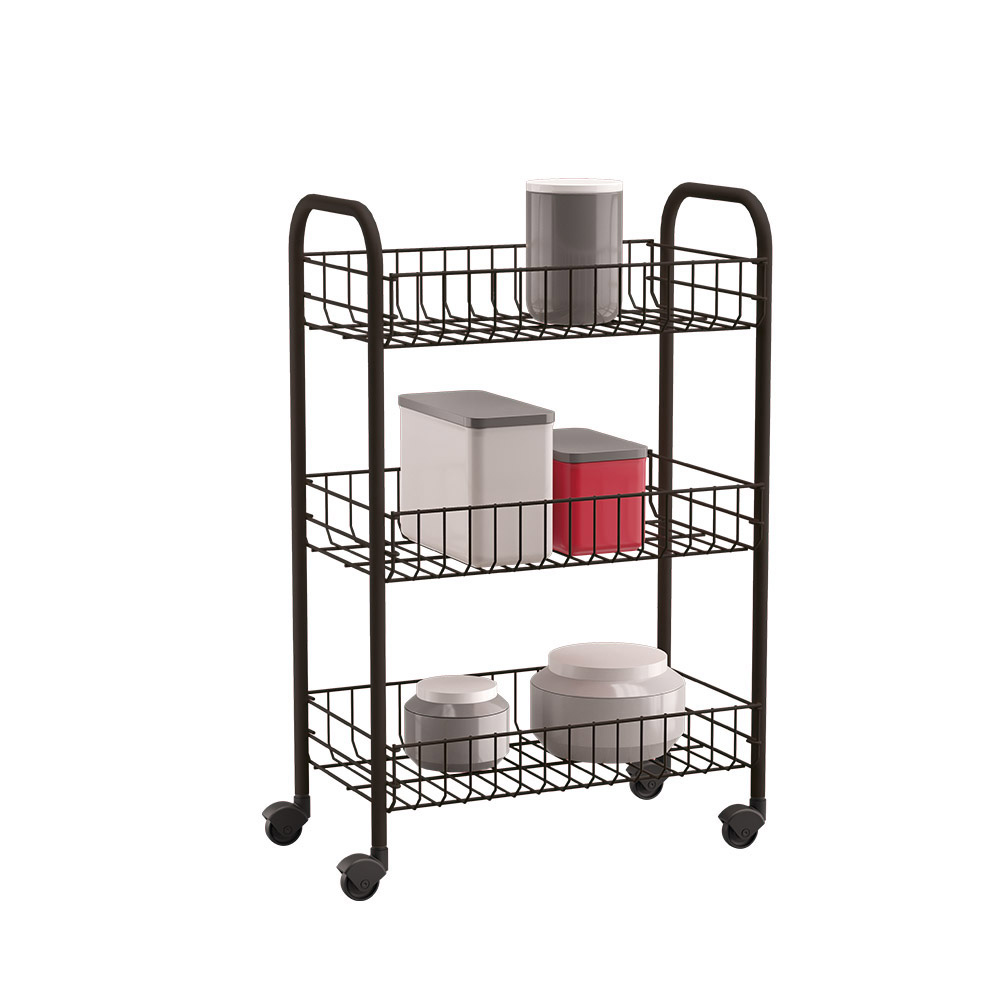 METALTEX CARRITO MULTIUSO 3 ESTANTES 'SIENA' ANIVERSARIO 340633038 METALTEX ACCESORIOS Y PRODUCTOS PARA COCINA