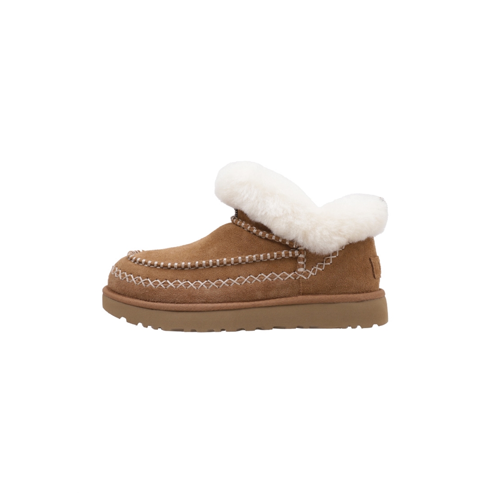 UGG Classic Mini Alpine Botines Planos Mujer Cuero