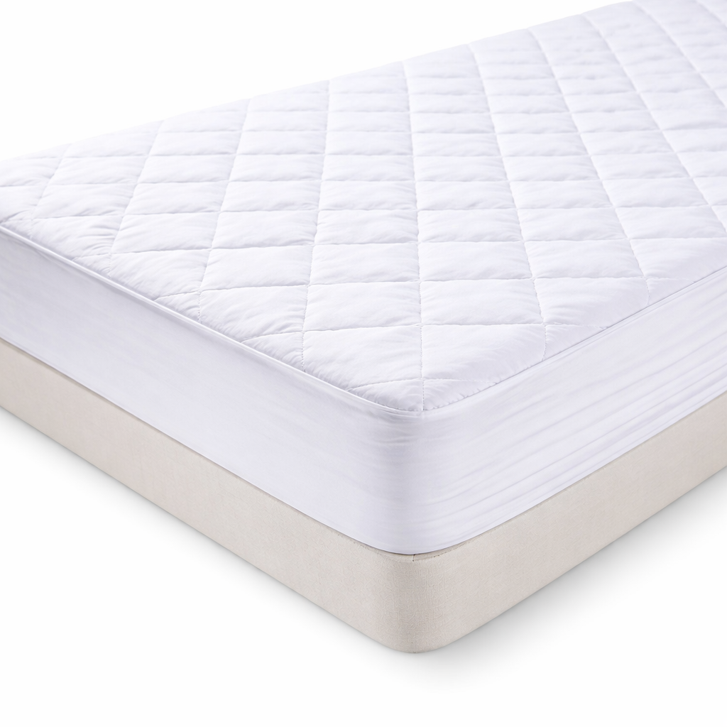 Protector de Colchón Impermeable Acolchado Antiácaros con Ajuste Elástico 360°, Transpirable, Antialérgico y Lavable – Protección Total contra Líquidos y Manchas