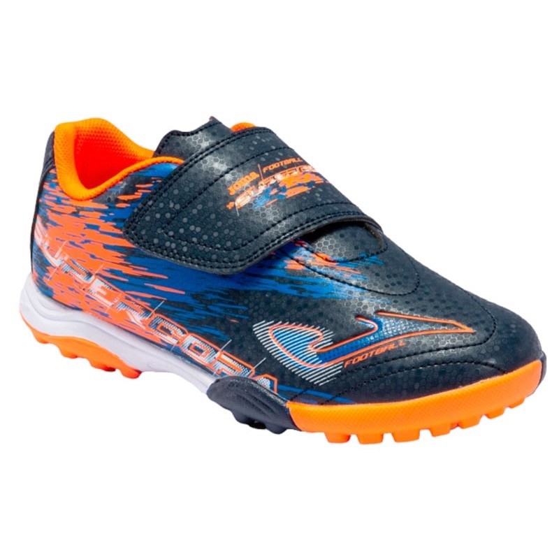 JOMA SUPER COPA JR TURF MARINO/NARANJA 2203