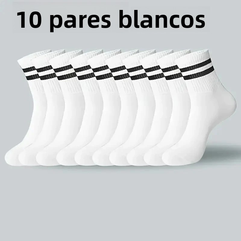 TK Calcetines Casuales De Rayas Para Hombre Y Mujer 10/20 Pares Transpirables Anti-Odor Absorbentes De Sudor Para Todas Las Estaciones