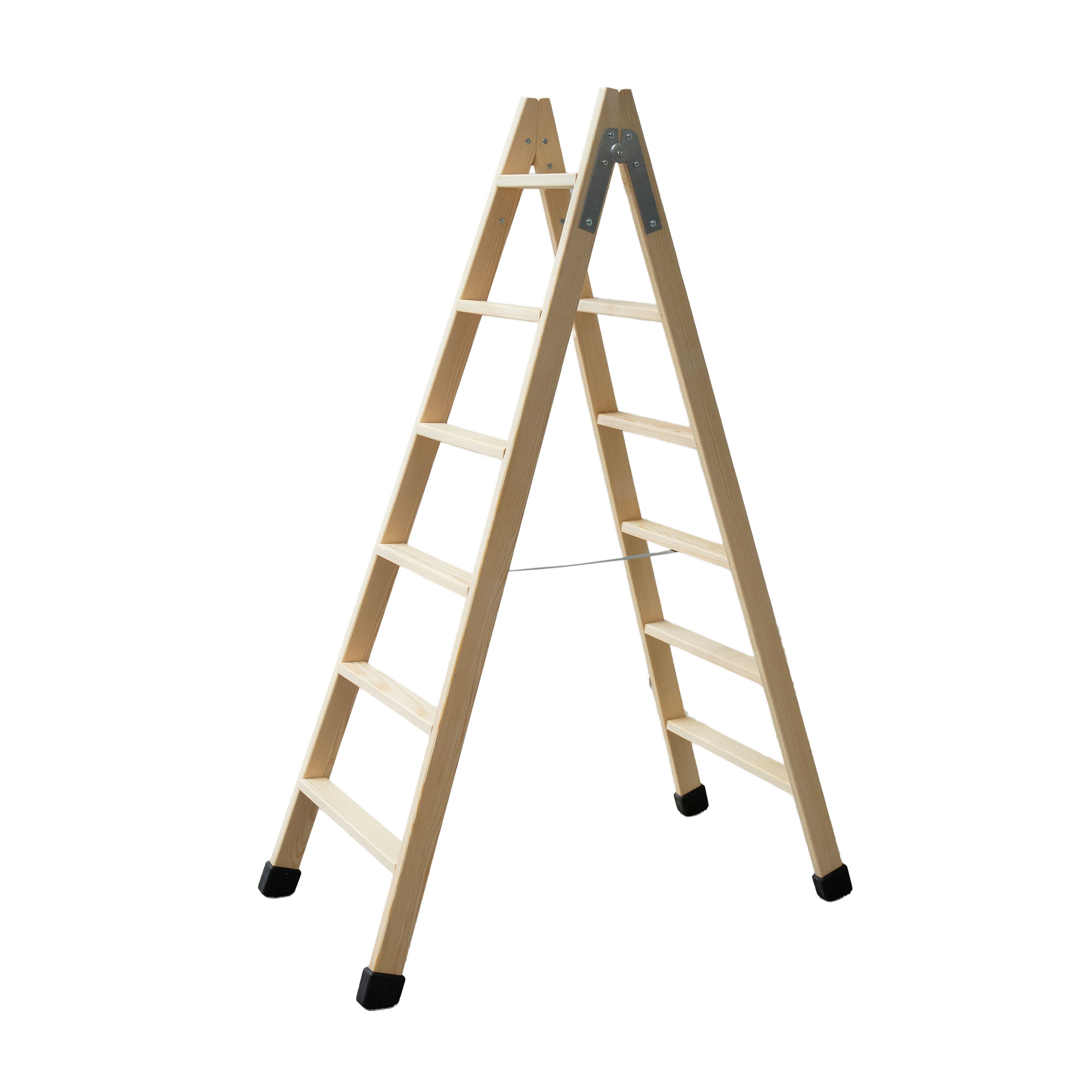 Escalera Doble de Madera Cofan 6+6 Peldaños 1.50m Altura