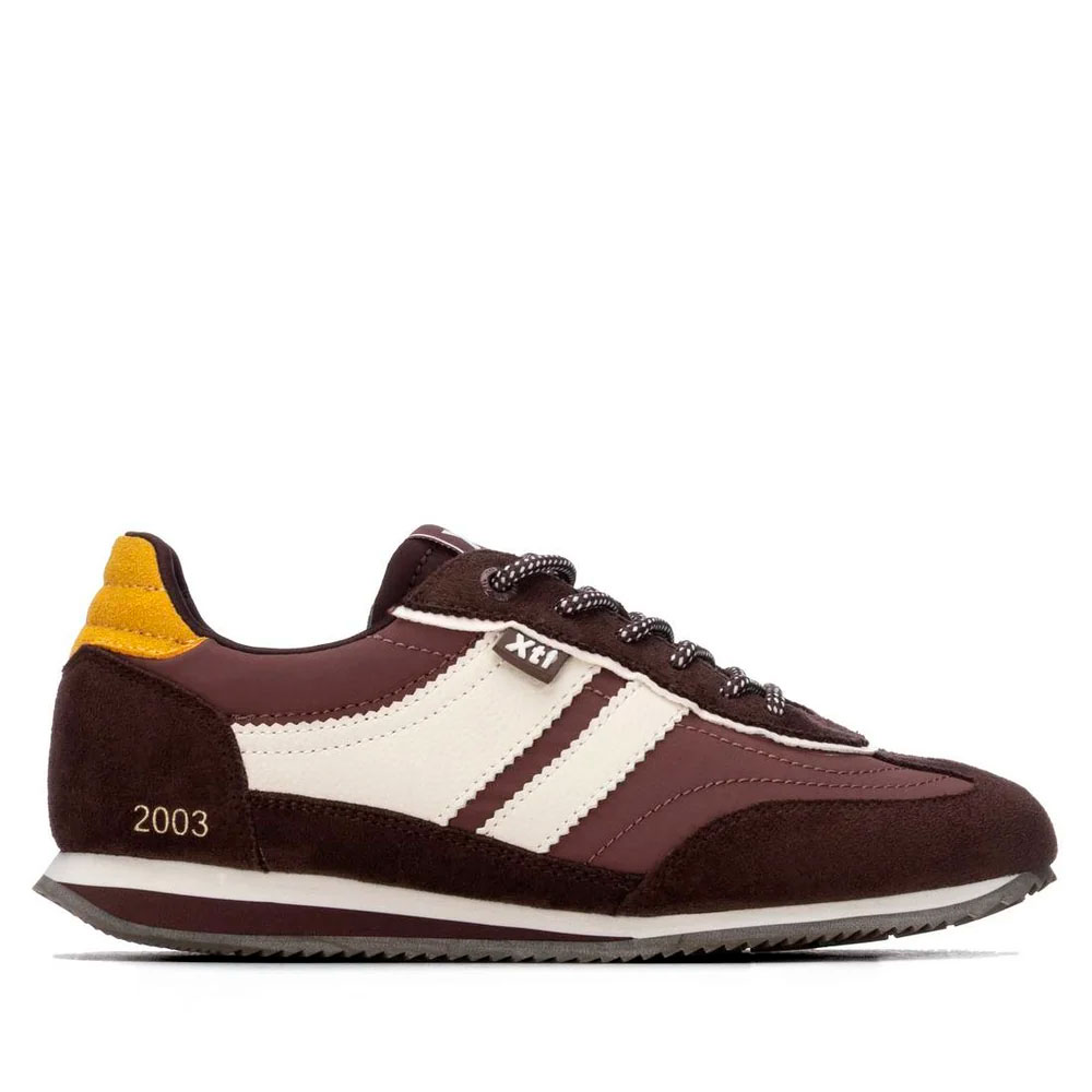 Xti - Zapatillas planas 146118 para mujer estilo urbano de tela con cierre de cordones cómodas y ligeras uso diario