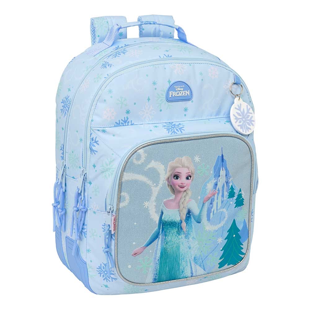 SAFTA | Mochilas Escolares Disney Frozen, Adaptables a Carro y Grandes con Ruedas Extraíbles, Mochilas Infantiles con Licencia Oficial