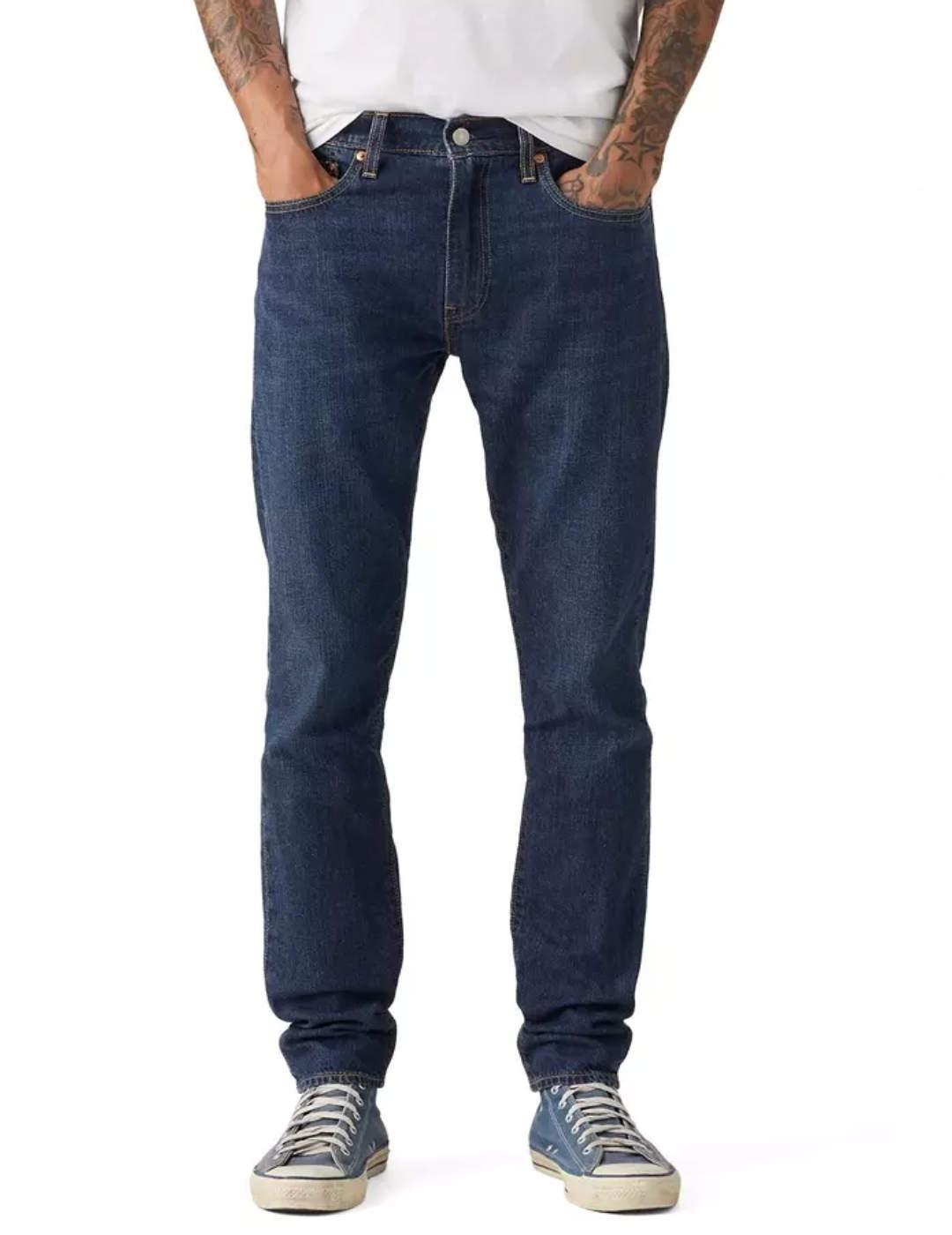 Pantalón vaquero Levi 512 slim taper azul marino para hombre